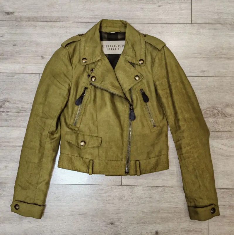 Burberry Burberry Army Green Spring Autumn Women's Jacket Size M / US 6-8 / IT 42-44 - 1 Thumbnail