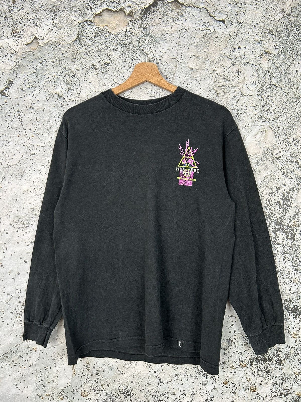Huf HUF Skateboarding Longsleeve Graphic Streetwear Vintage Size US M / EU 48-50 / 2 - 3 Thumbnail
