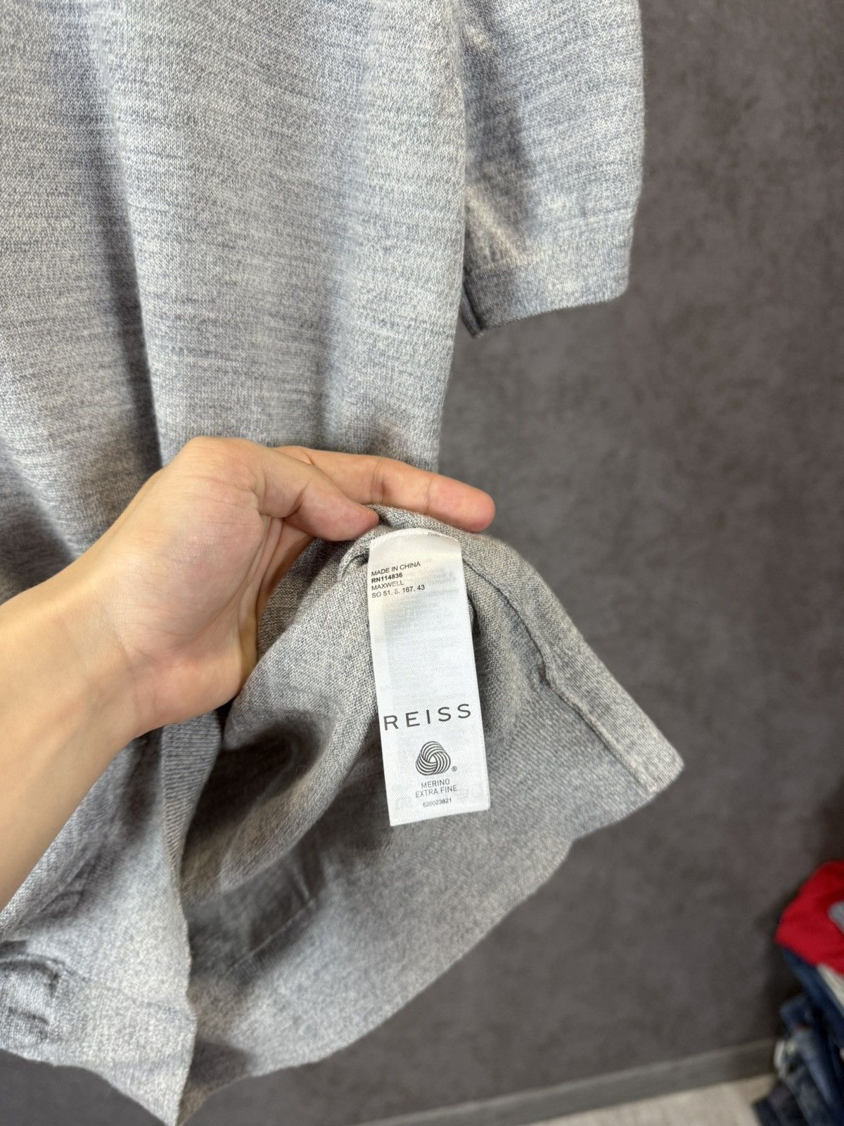 Reiss Reiss designer merino wool zip polo tee Size US XL / EU 56 / 4 - 4 Thumbnail