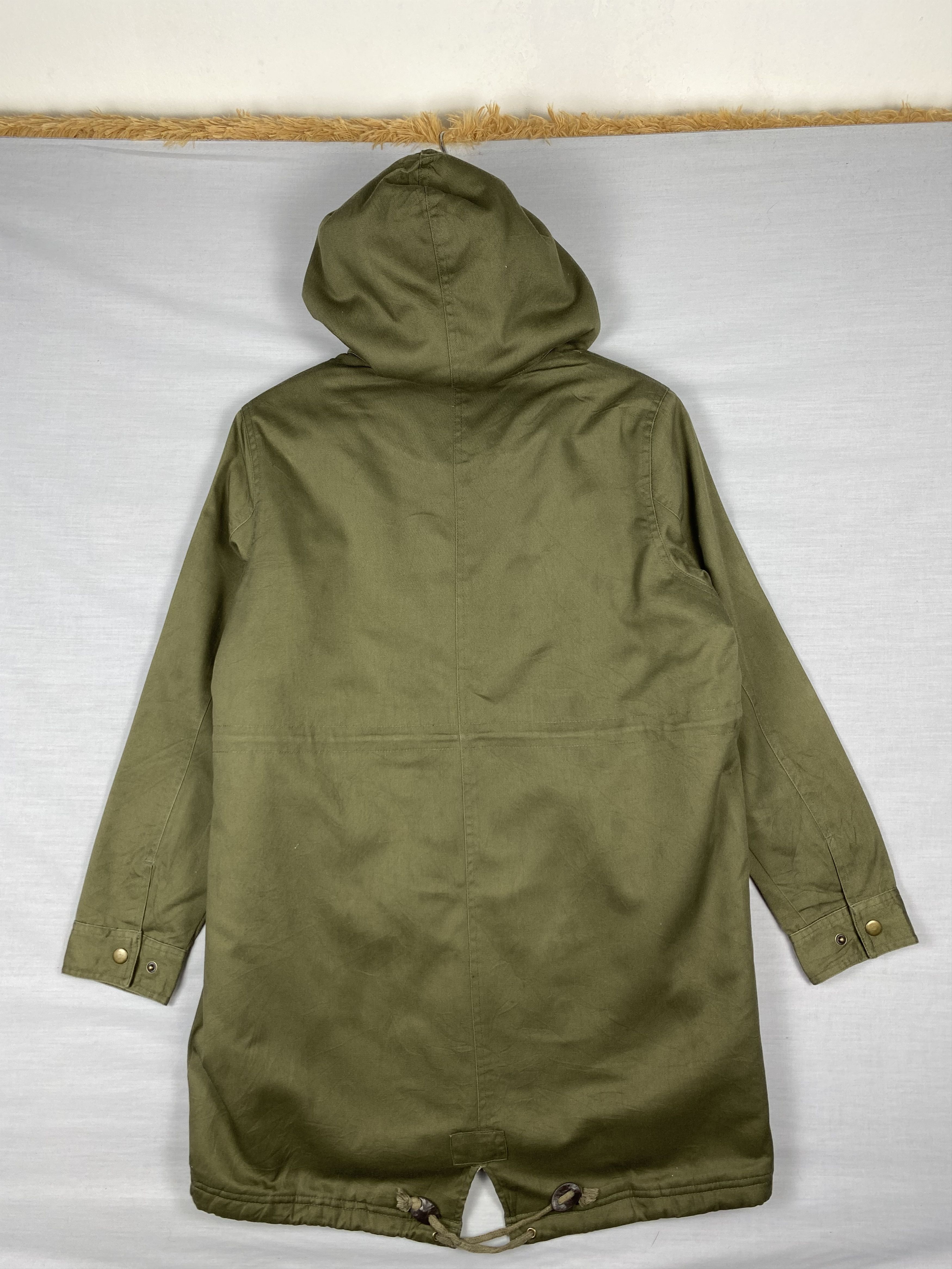 Japanese Brand Vintage Spinash Fleece Lining Hoodie Button Up Jacket Size US M / EU 48-50 / 2 - 4 Thumbnail
