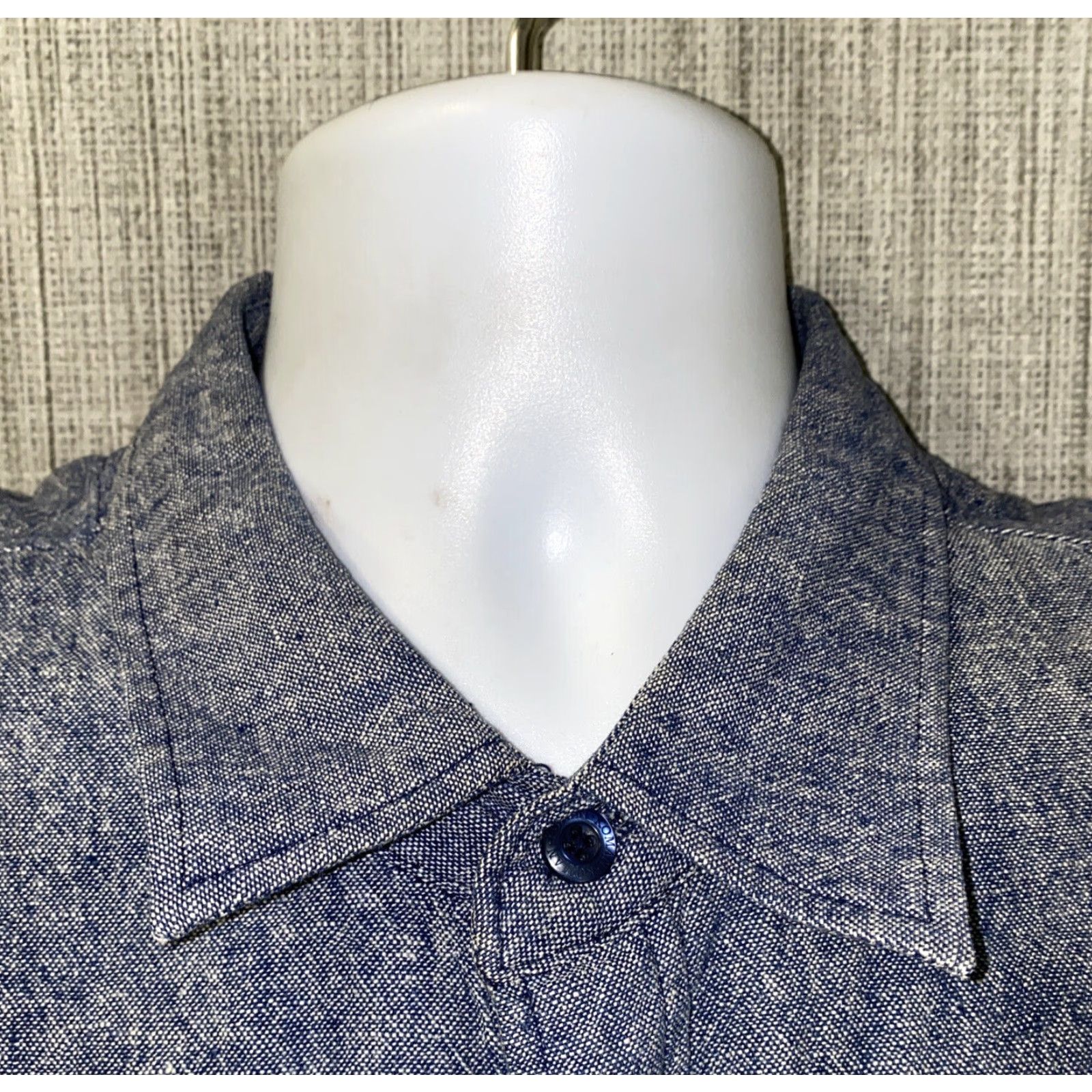 Vintage VINTAGE Koman Men’s Short Sleeve Light Blue Linen Cotton Button-Up Shirt Size XL Size US XL / EU 56 / 4 - 3 Thumbnail
