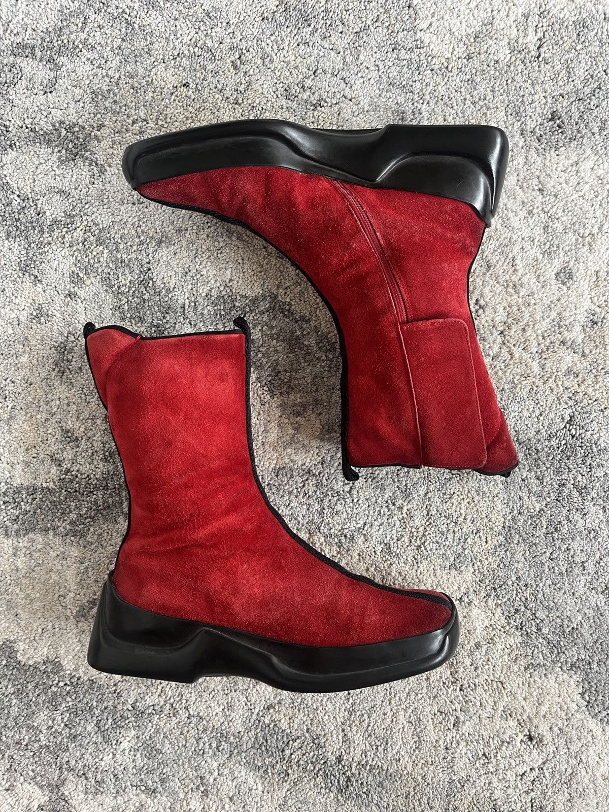 Prada Prada F/W1999 suede trainers Boots Size US 8 / IT 38 - 1 Thumbnail