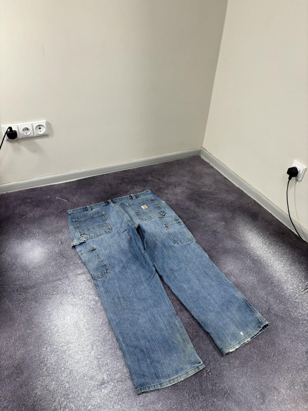 Carhartt Vintage Carhartt USA Faded Light Blue Rare Hype Baggy Jeans Size US 40 / EU 56 - 3 Thumbnail