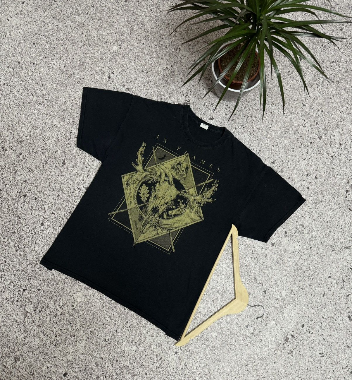 Band Tees × Vintage Vintage 2000’s In Flames Rock Band Retro T-Shirt Y2K Hype Size US XL / EU 56 / 4 - 1 Thumbnail