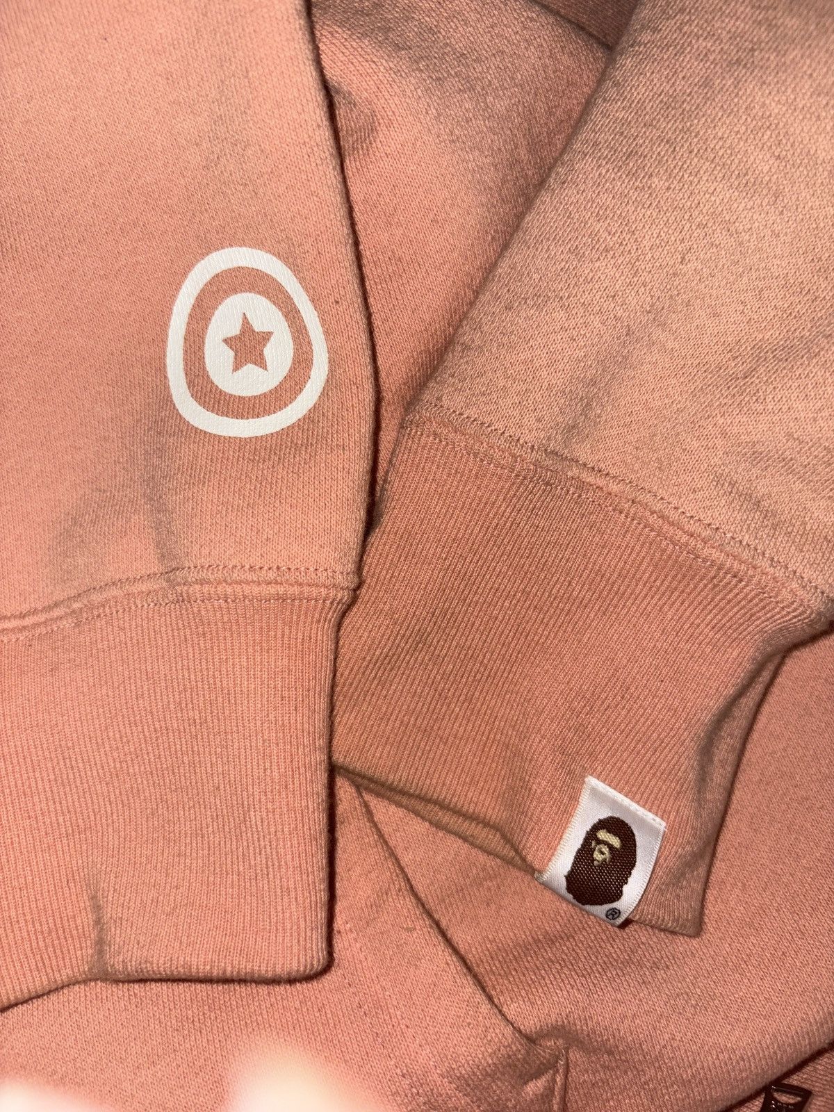 Bape Bape Salmon Pink Tiger Hoodie Size US L / EU 52-54 / 3 - 8 Thumbnail