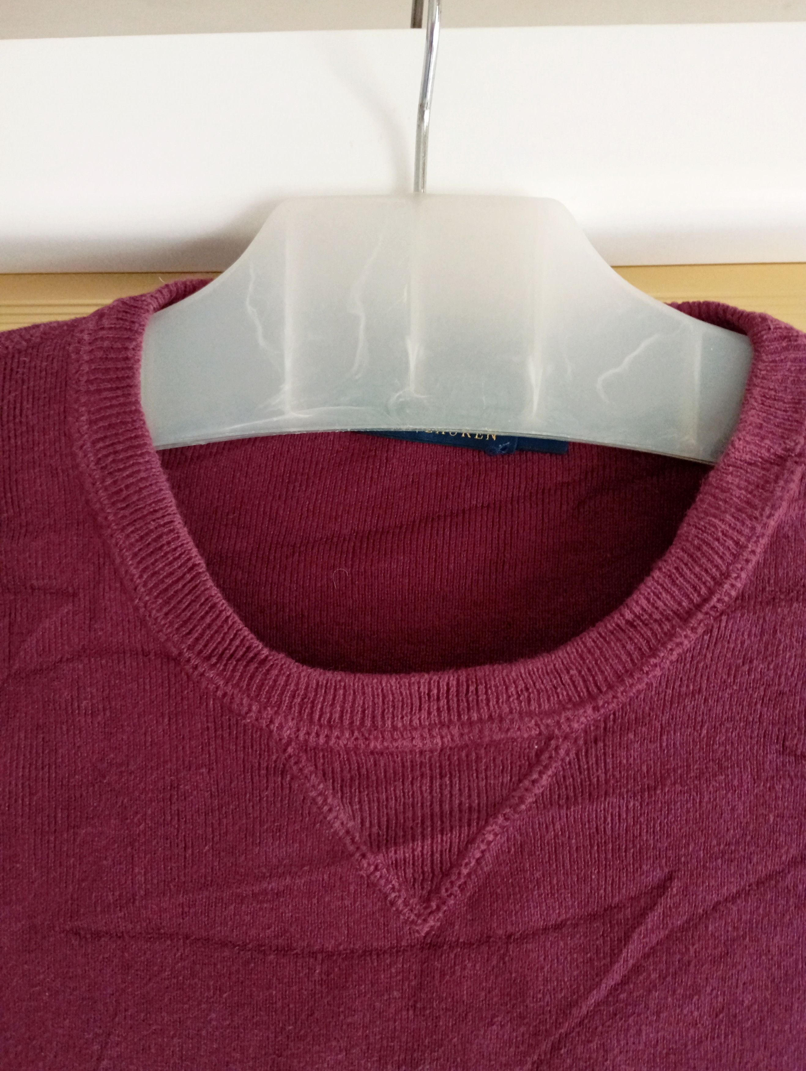 Polo Ralph Lauren Vintage 90s Ralph Lauren Crewneck Sweatshirt Bugurundy Size US M / EU 48-50 / 2 - 6 Thumbnail