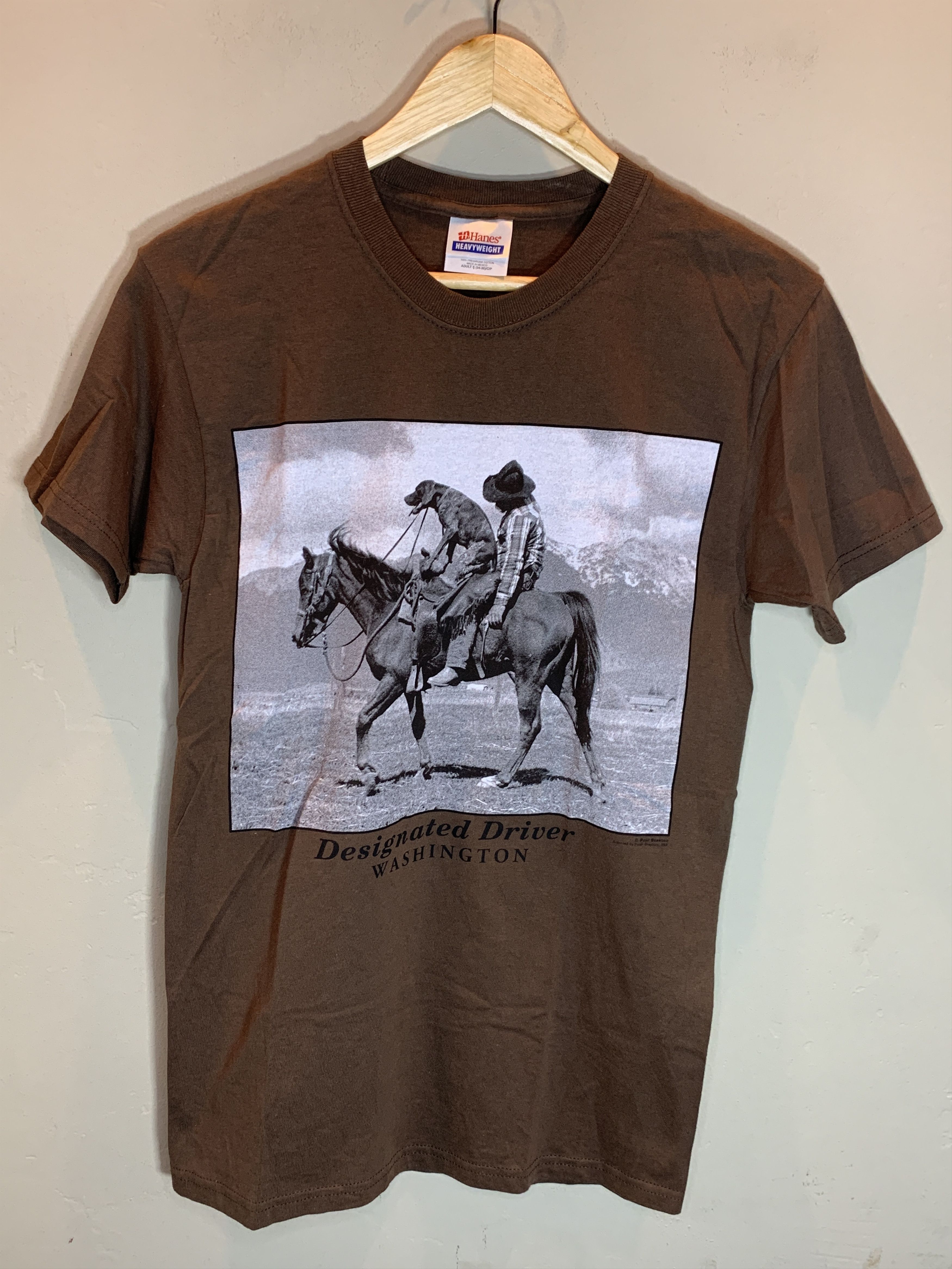 Vintage *RARE* Vintage 90’s Designated Driver Cowboy Horse Dog Shirt Size US S / EU 44-46 / 1 - 1 Thumbnail