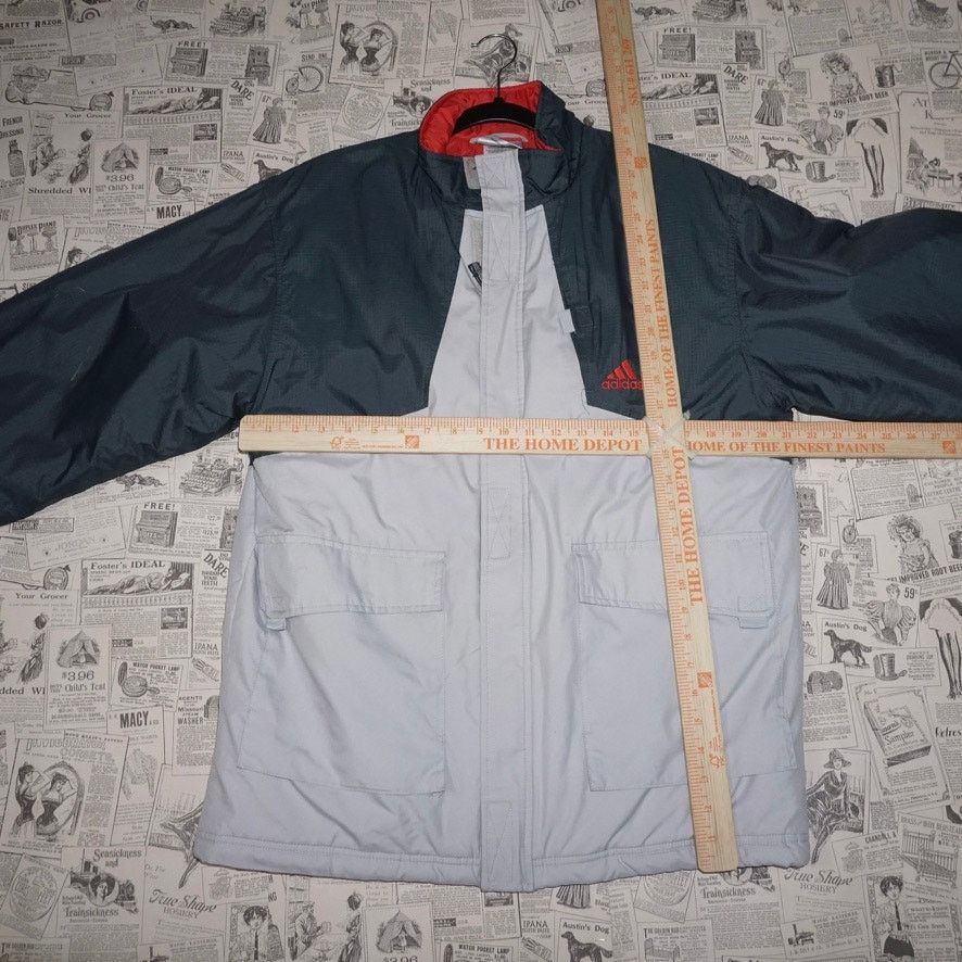 Adidas Small-VintageY2K Adidas 90s embroider tactical puffer jacket Size US S / EU 44-46 / 1 - 4 Thumbnail