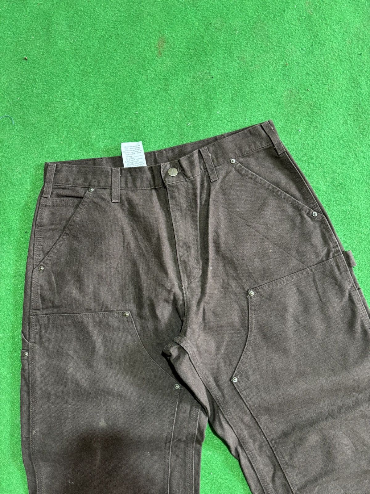 Other DARK BROWN CARHARTT DOUBLLE KNEE - MODEL[ B136- DKB ] Size US 34 / EU 50 - 1 Thumbnail