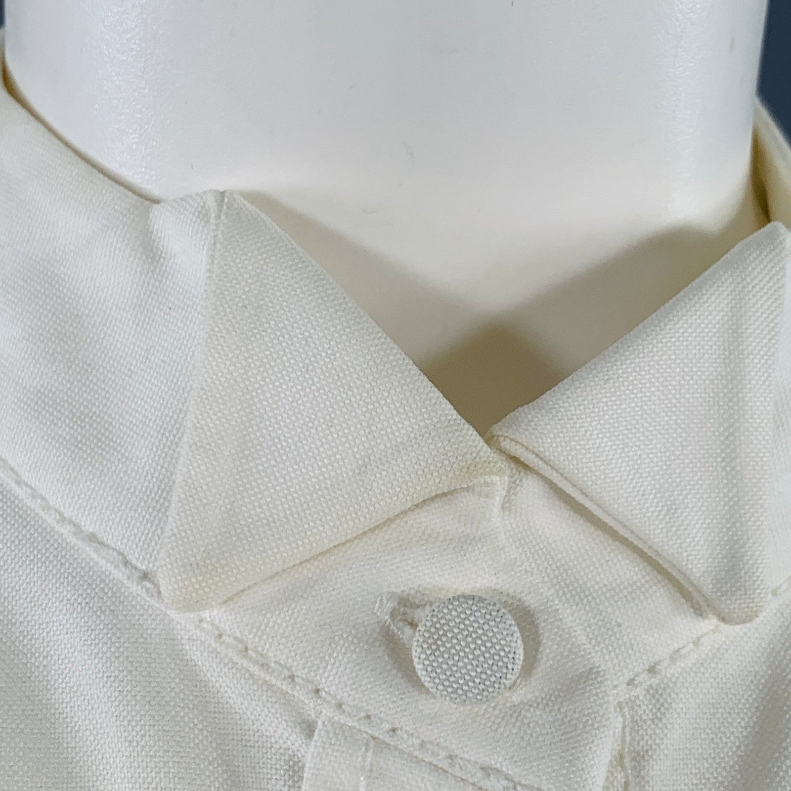 Jacquemus JACQUEMUS Size 6 Cream Cotton Fitted Tuxedo Shirt Size M / US 6-8 / IT 42-44 - 5 Thumbnail