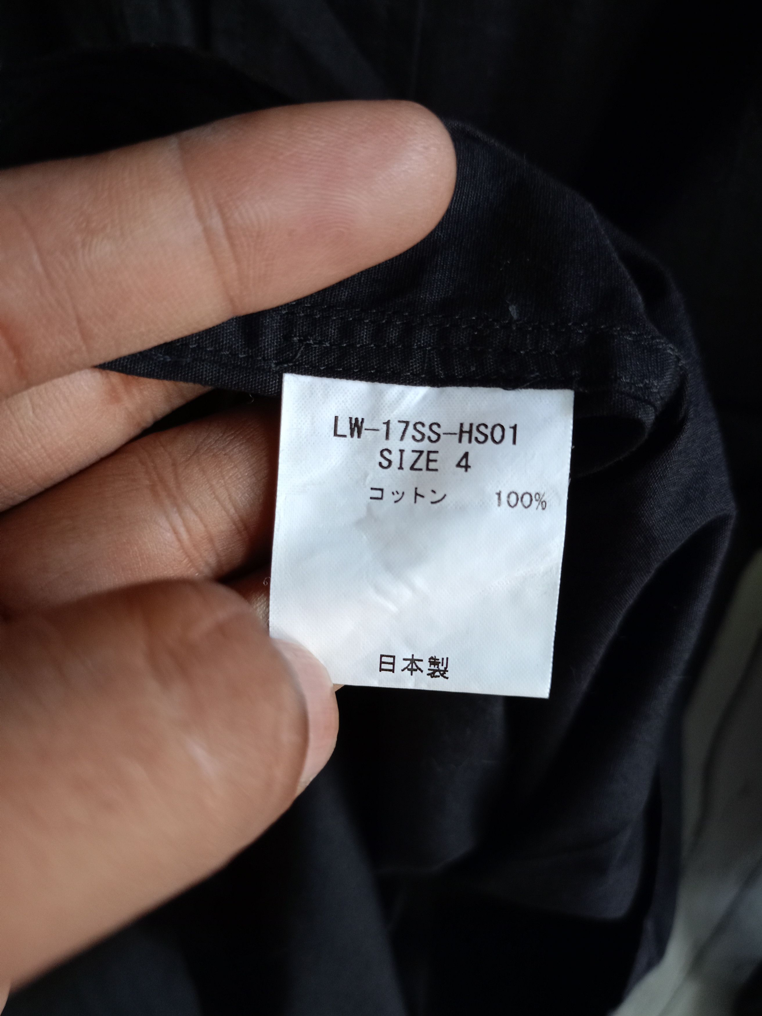 If Six Was Nine × Japanese Brand × Le Grande Bleu (L.G.B.) LILWhite(dot) Black Hoodie Long Sleeve shirt Size US XL / EU 56 / 4 - 7 Thumbnail