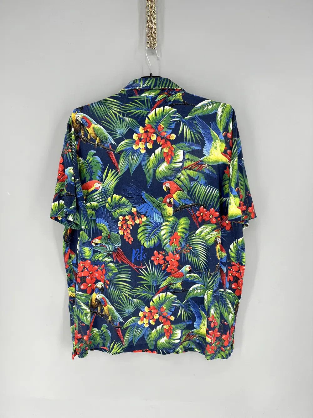 Band Tees Polo Ralph Lauren Men Classic Fit Hawaiian Tropical Parrot Size US L / EU 52-54 / 3 - 10 Thumbnail