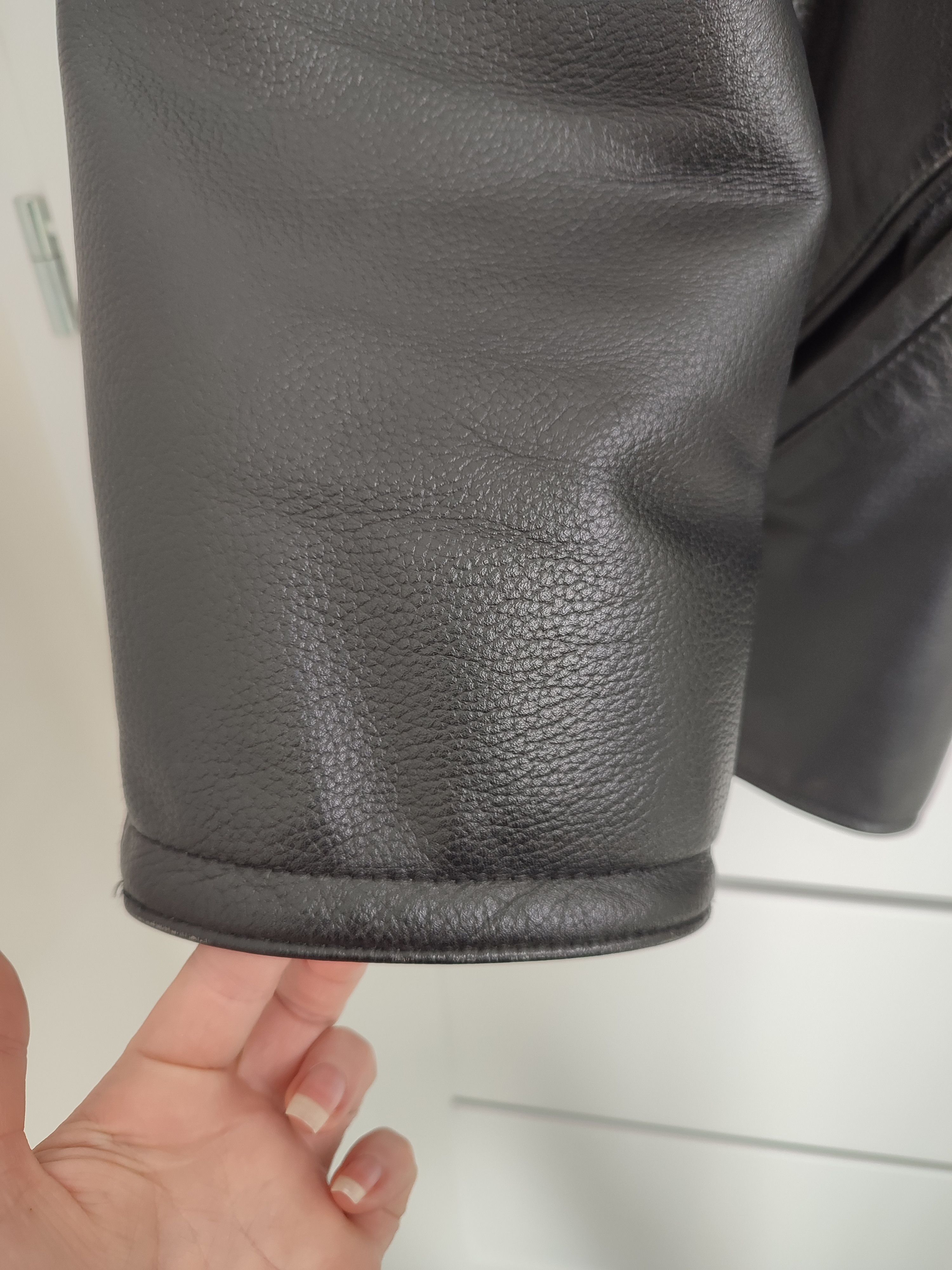 Vintage Leather jacket vintage, mens, XL Size US XL / EU 56 / 4 - 4 Thumbnail