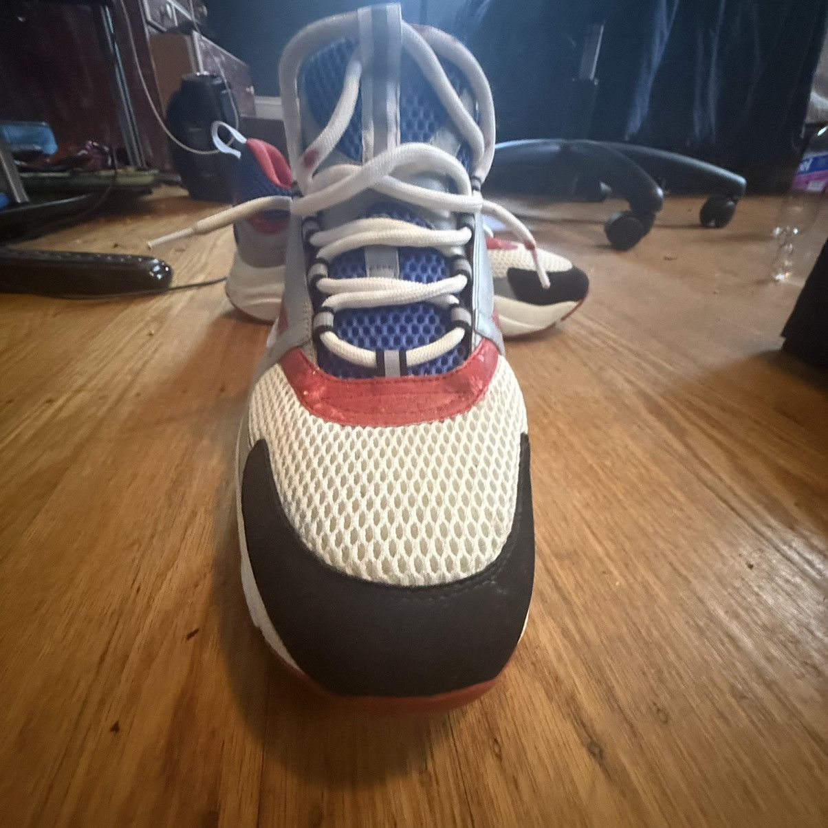 Dior Dior b22 “ white red blues” Size US 12 / EU 45 - 4 Thumbnail