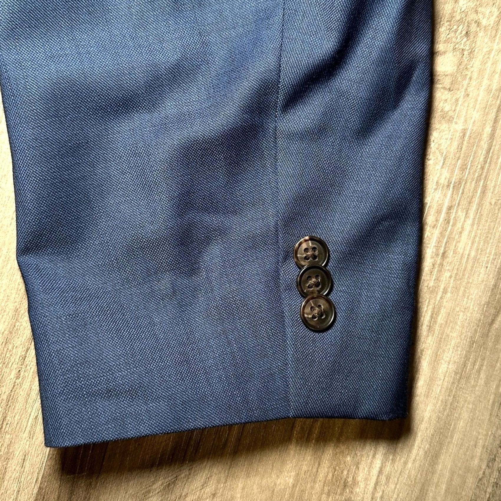 Bonobos Bonobos Wool Sport Coat - 50S Navy Blue 2 Piece Men Regular Size 50S Modern Fit Shirt Jacket Mens Size US M / EU 48-50 / 2 - 4 Thumbnail
