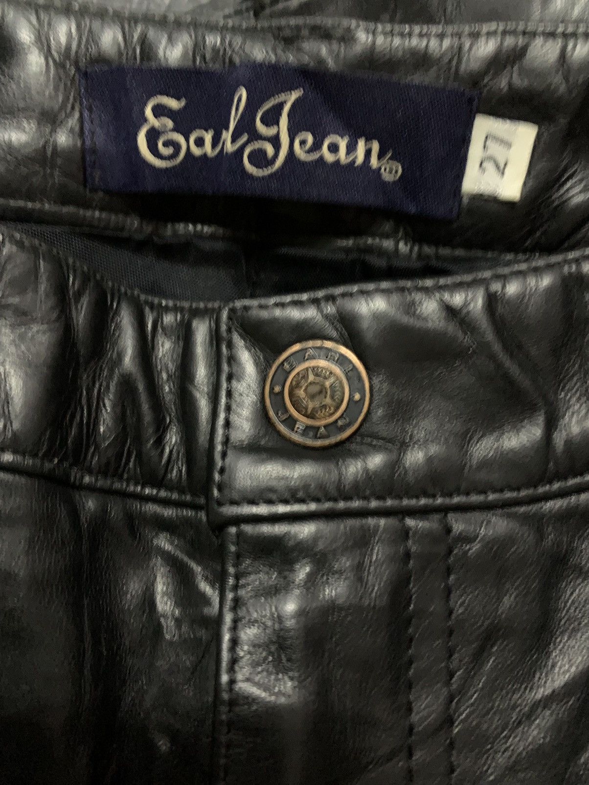 Earl Jeans 💥Avant Garde Earl Jean Leather Pant Size 27" / US 4 / IT 40 - 4 Thumbnail