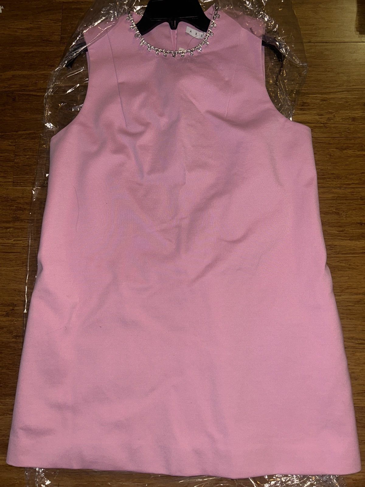 Area Area Crystal Heart Cutout Back Shift Pink Size Large Size L / US 10 / IT 46 - 4 Thumbnail
