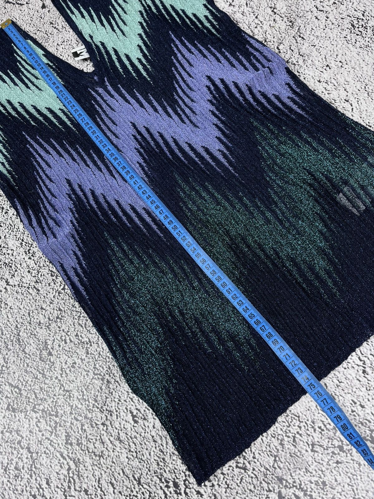 Missoni Missoni SS2019 Zig Zag V Neck Metallic Pleated Top Size 38 Size XS / US 0-2 / IT 36-38 - 11 Thumbnail