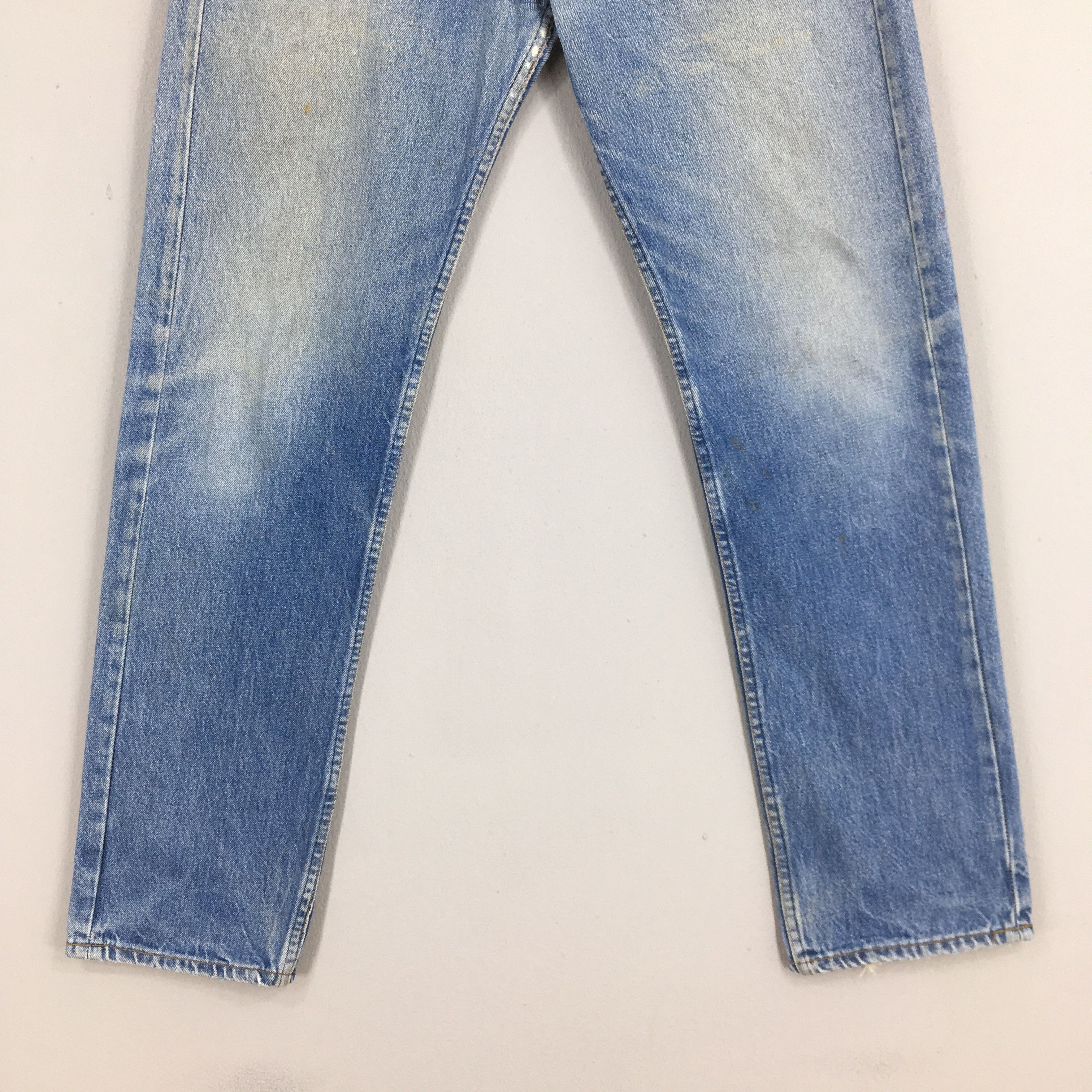 Levi's Size 30x31 Vintage 90s Levi's 501 Faded Blue Jeans S1078 Size US 30 / EU 46 - 3 Thumbnail