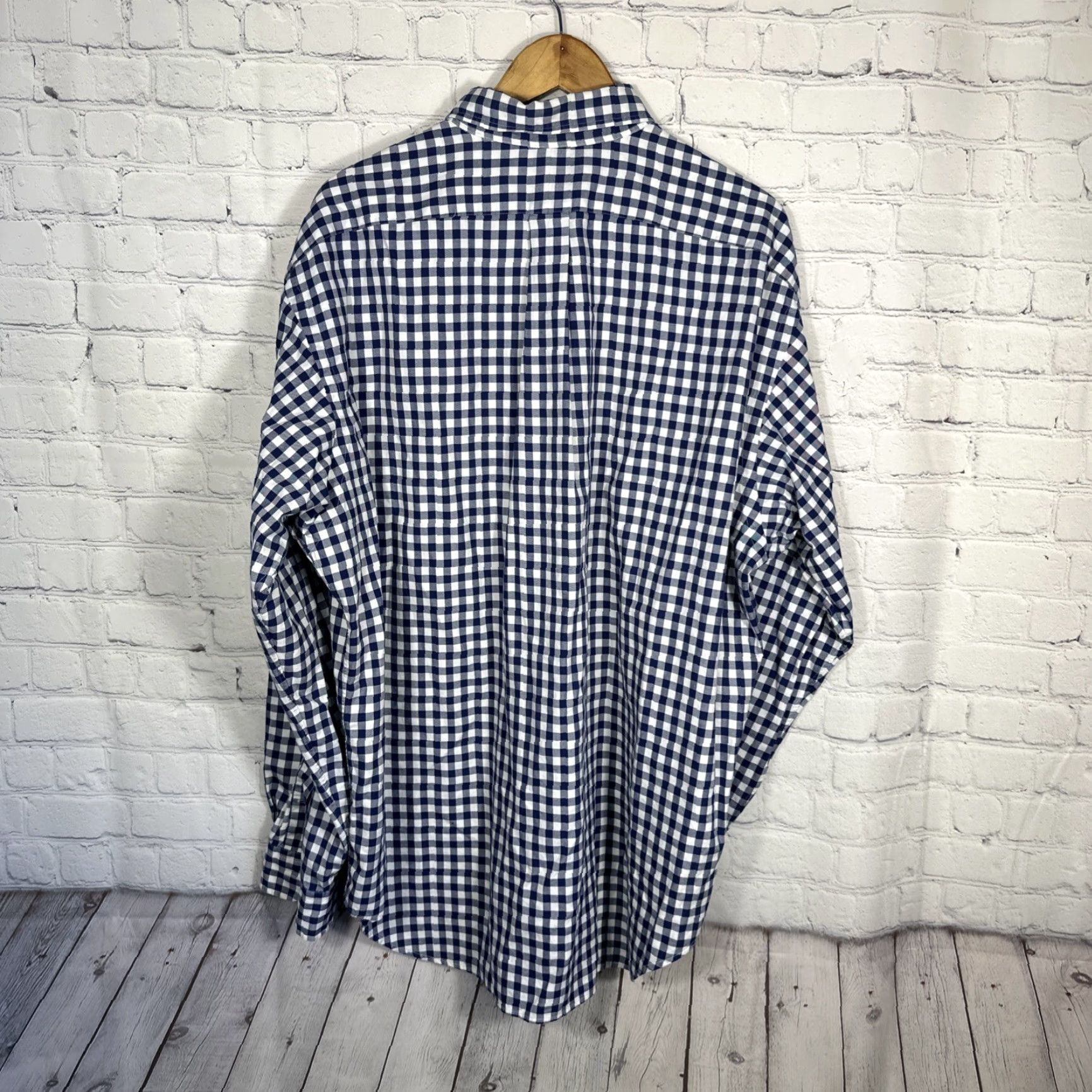 Ralph Lauren Ralph Lauren Shirt Mens Button Up XXL Blue White Check Bertrand 2XL Cotton Size US XXL / EU 58 / 5 - 4 Thumbnail