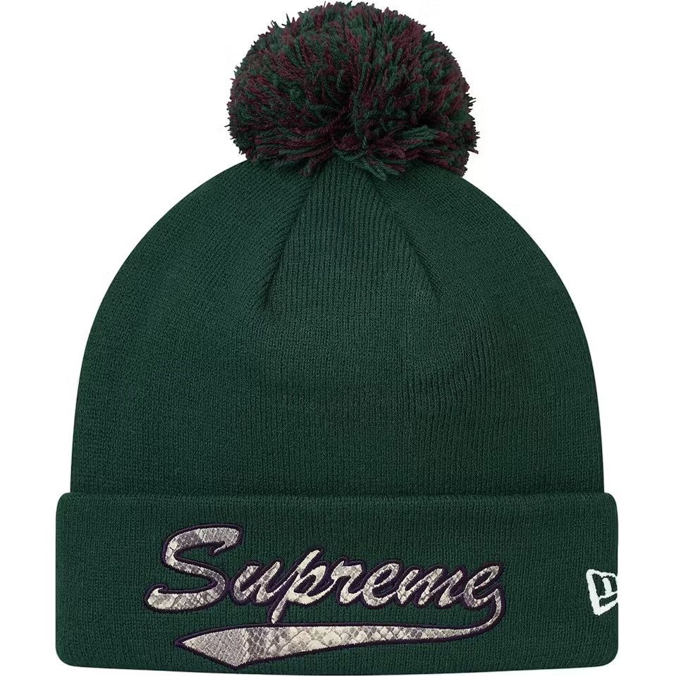 Supreme SUPREME FW17 New Era Snake Script Beanie Size ONE SIZE - 1 Thumbnail