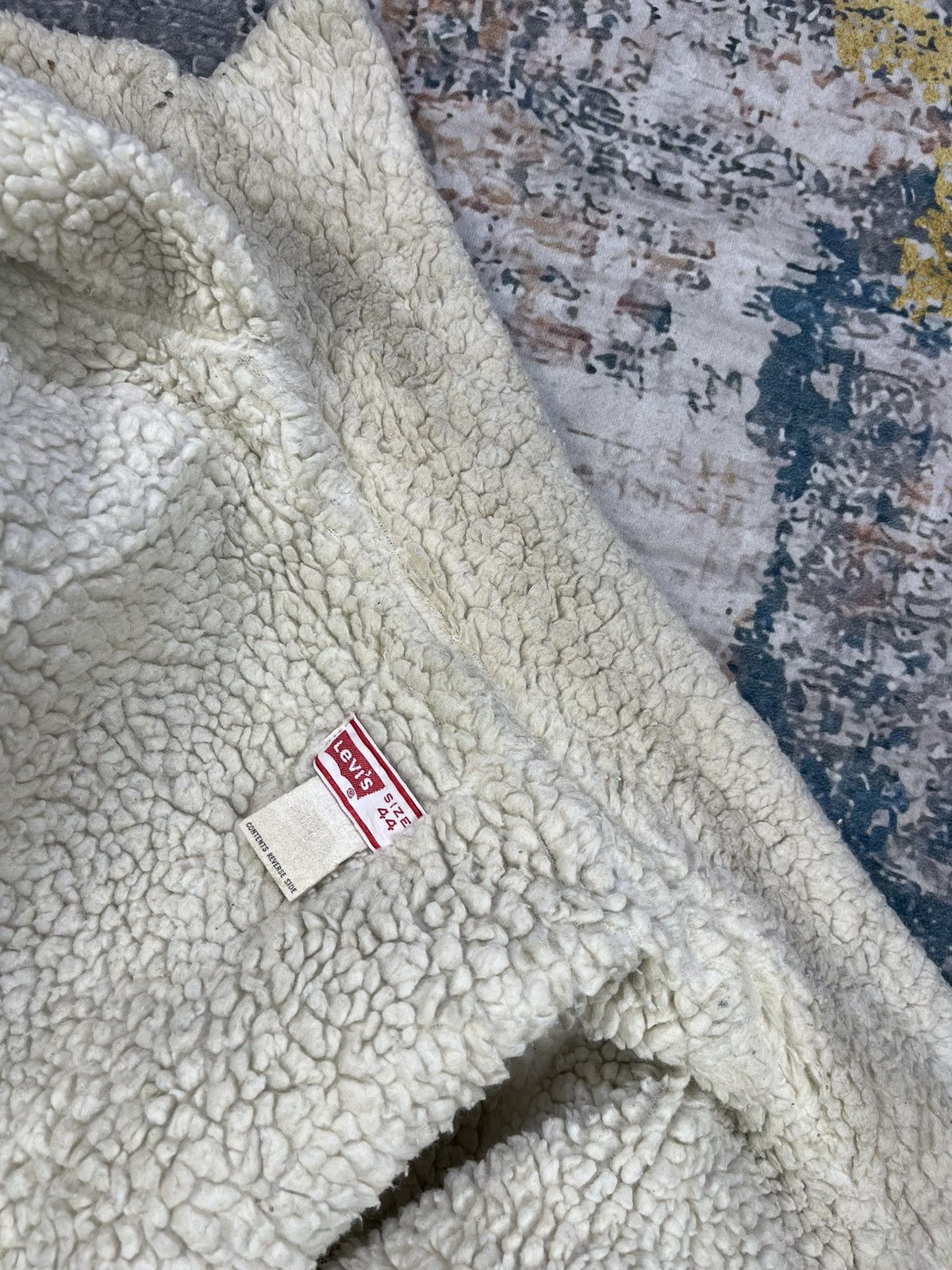 Levi's Vtg 70s Levis Sherpa Trucker Jacket Size US L / EU 52-54 / 3 - 23 Thumbnail