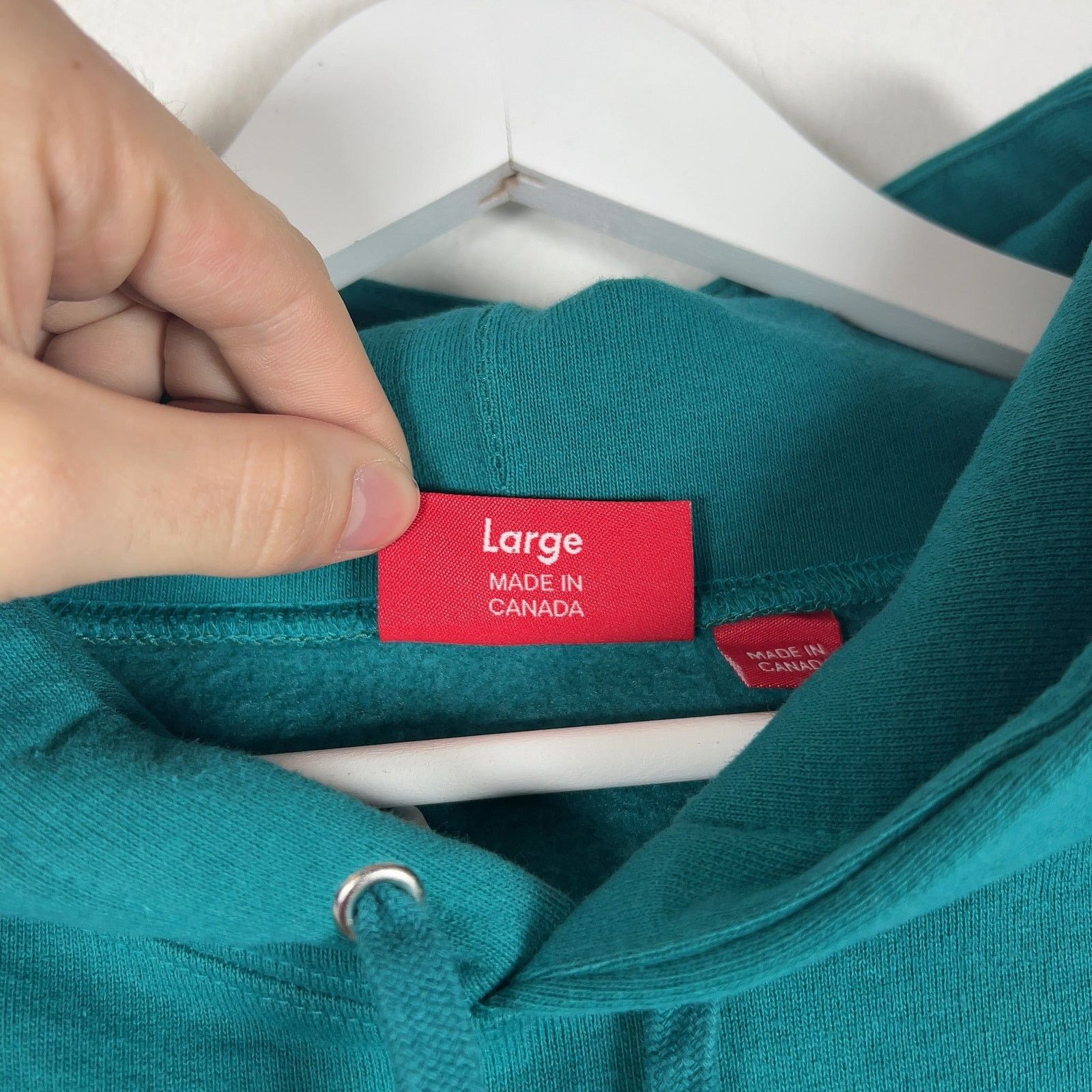 Supreme Supreme Enamel Small Box Logo Teal Hoodie Size US L / EU 52-54 / 3 - 5 Thumbnail