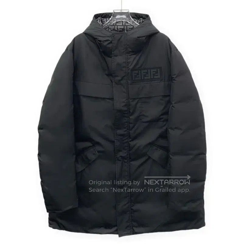 Fendi Fendi Black Polyester Men's Puffer Jacket . Size US L / EU 52-54 / 3 - 1 Thumbnail