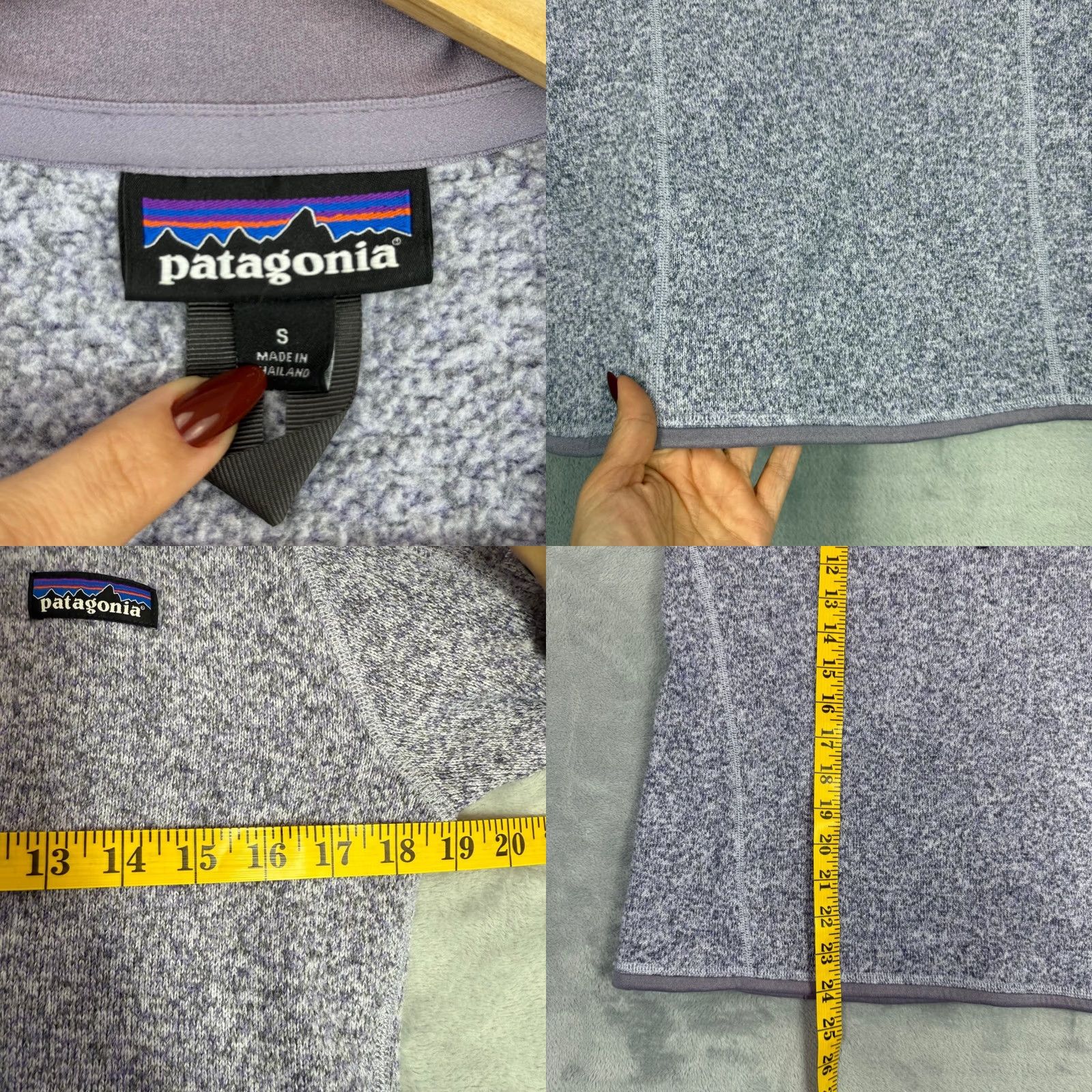 Patagonia Patagonia Better Sweater 1/4 Zip Pullover Women's Small Gray Fleece Jacket Shirt Size S / US 4 / IT 40 - 8 Thumbnail