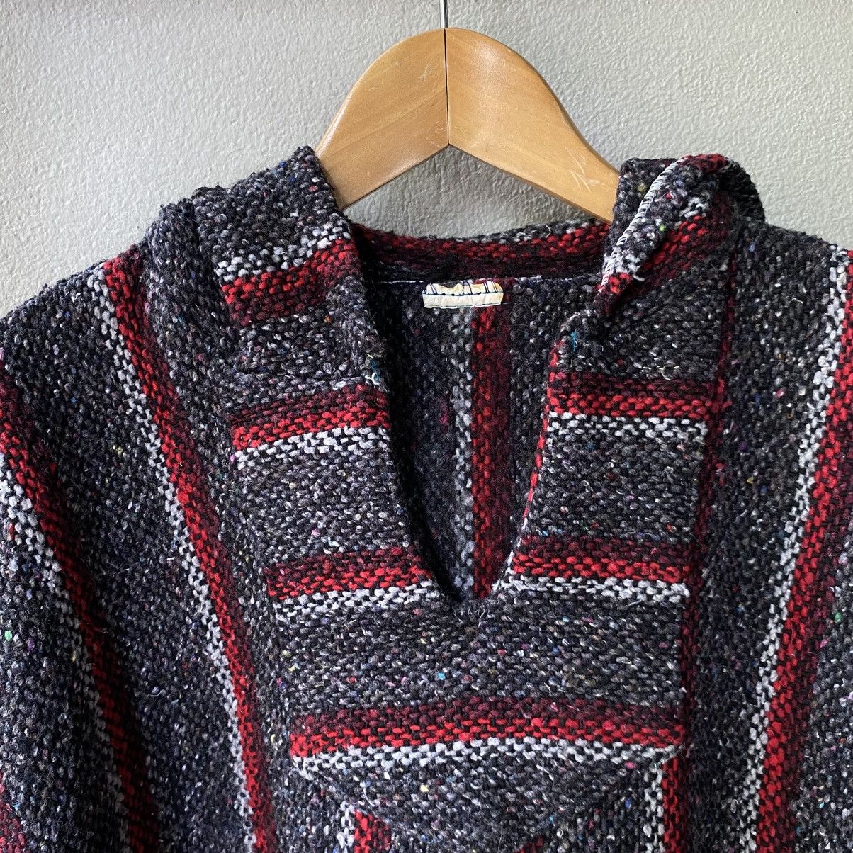 Vintage Black & Red Striped Baja Hoodie Size US M / EU 48-50 / 2 - 7 Thumbnail