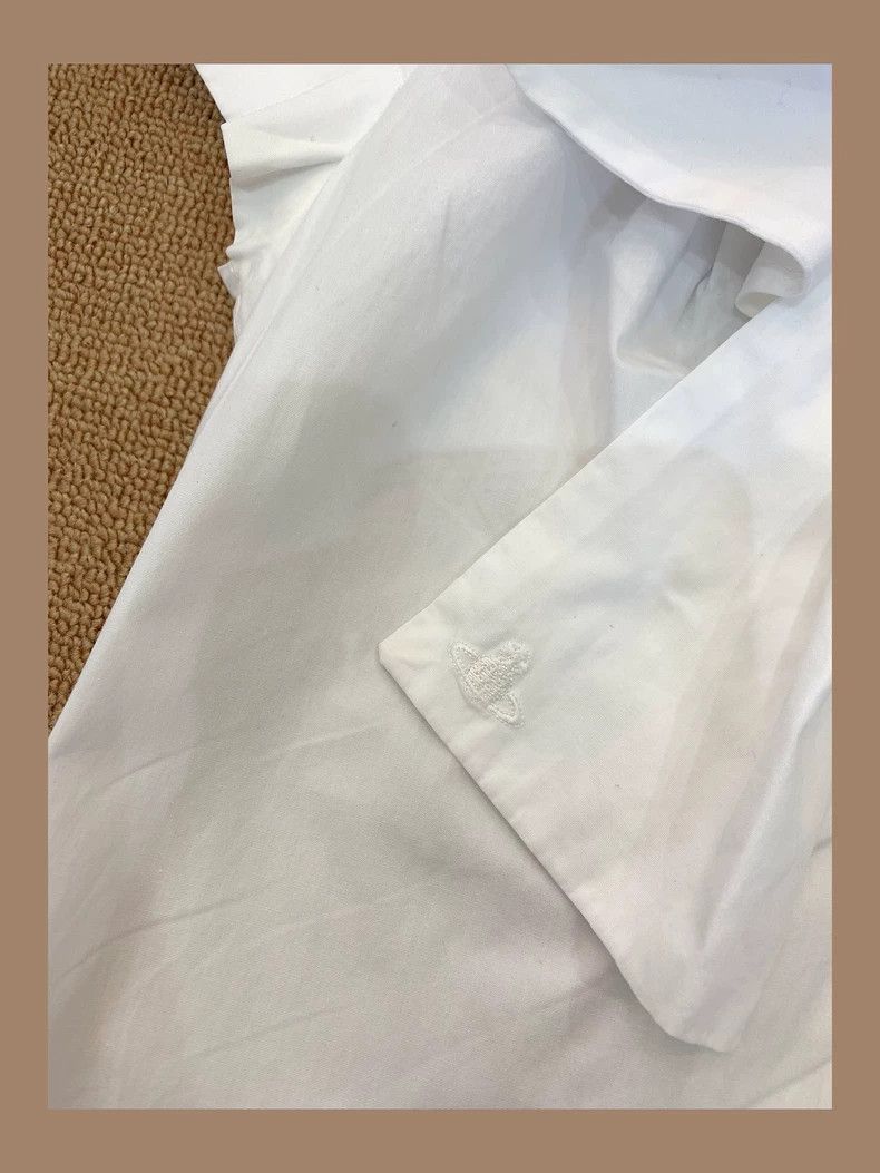 Vivienne Westwood Vivienne Westwood White short-sleeved shirt Size M / US 6-8 / IT 42-44 - 6 Thumbnail