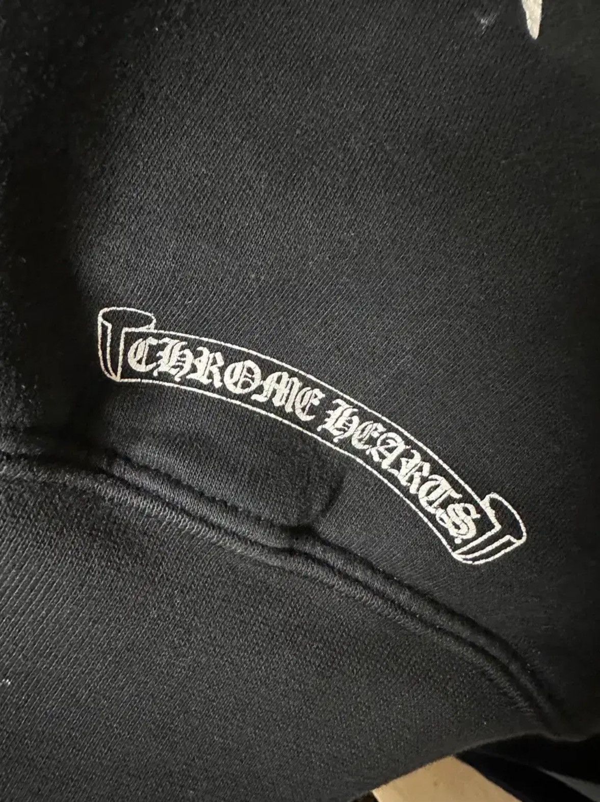 Chrome Hearts Heavy Weight Triple Cross Dagger Waffle Zipup Hoodie Size US L / EU 52-54 / 3 - 5 Thumbnail