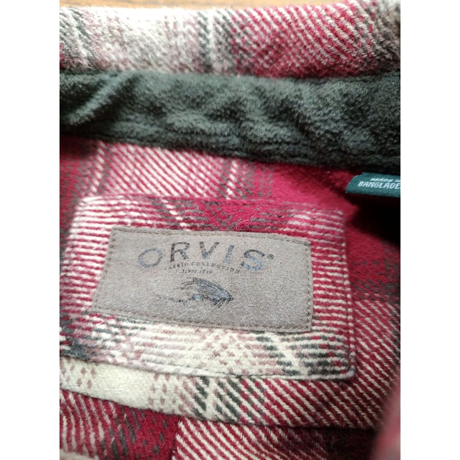 Orvis Orvis Shirt Mens XL Red Plaid Flannel Button-Up Pockets Outdoor Workwear Size US XL / EU 56 / 4 - 4 Thumbnail