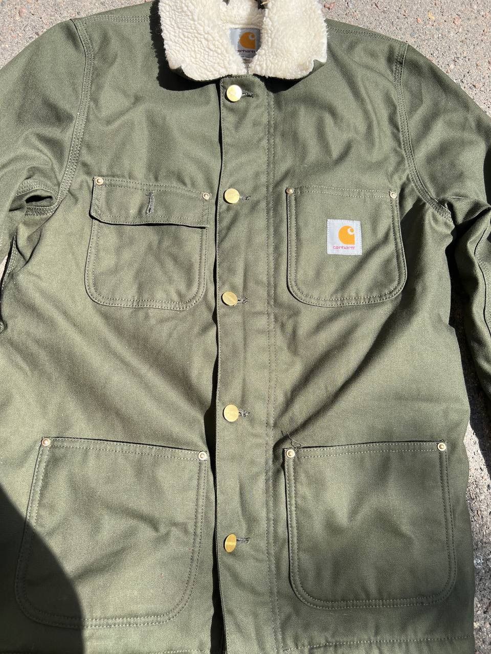 Carhartt × Vintage Crazy Y2K Carhartt WIP Michigan Phoenix Coat Logo Jacket Size US S / EU 44-46 / 1 - 2 Thumbnail