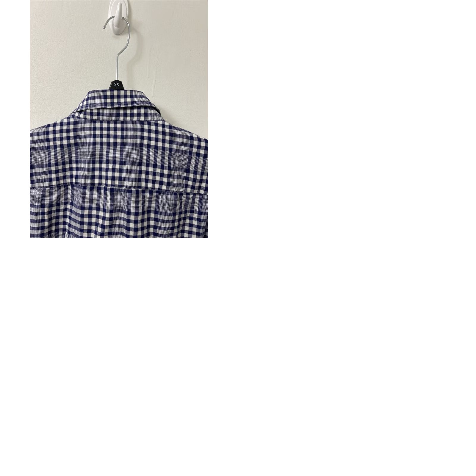Peter Millar Peter Millar Summer Chambray Shirt Mens Large Blue White Plaid Casual Button Up Size US L / EU 52-54 / 3 - 9 Thumbnail