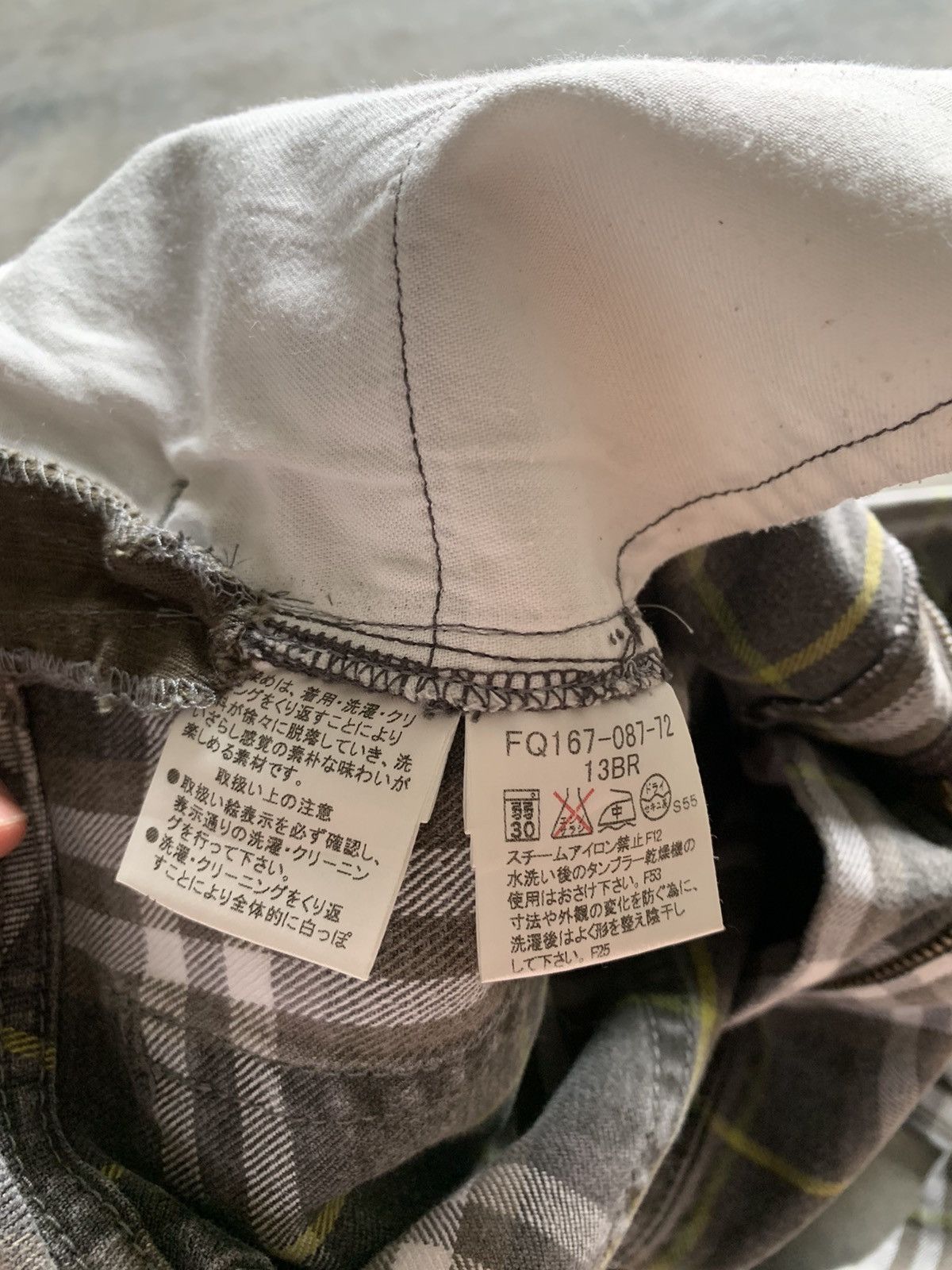 Burberry vintage burberry flannel pant retro gentleman style Size US 33 - 7 Thumbnail