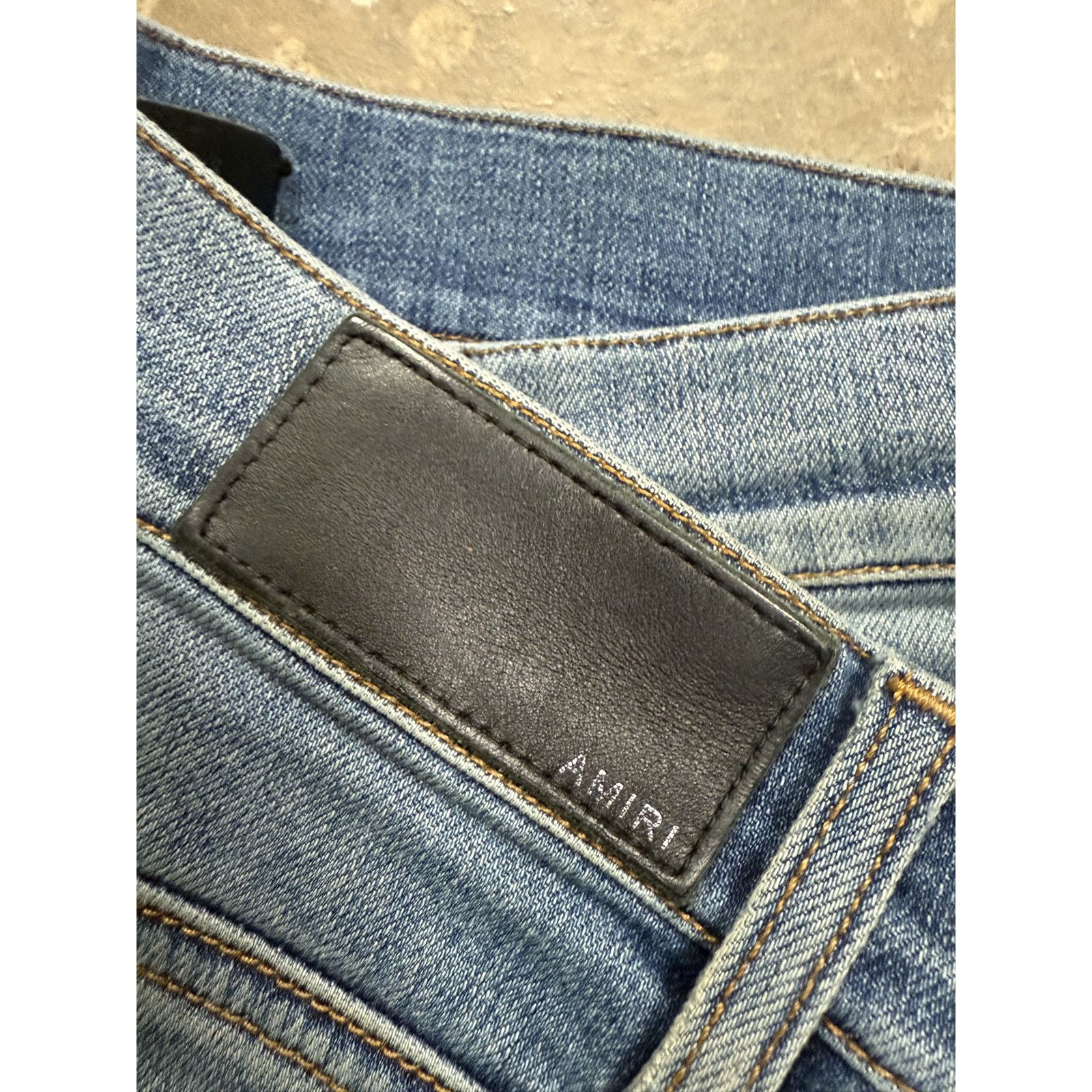 Amiri Amiri Thrasher Jeans Light Wash 34 Used Size US 34 / EU 50 - 3 Thumbnail