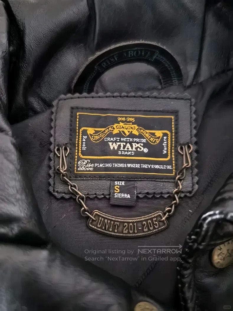 Wtaps Wtaps Military leather down jacket Size US S / EU 44-46 / 1 - 4 Thumbnail