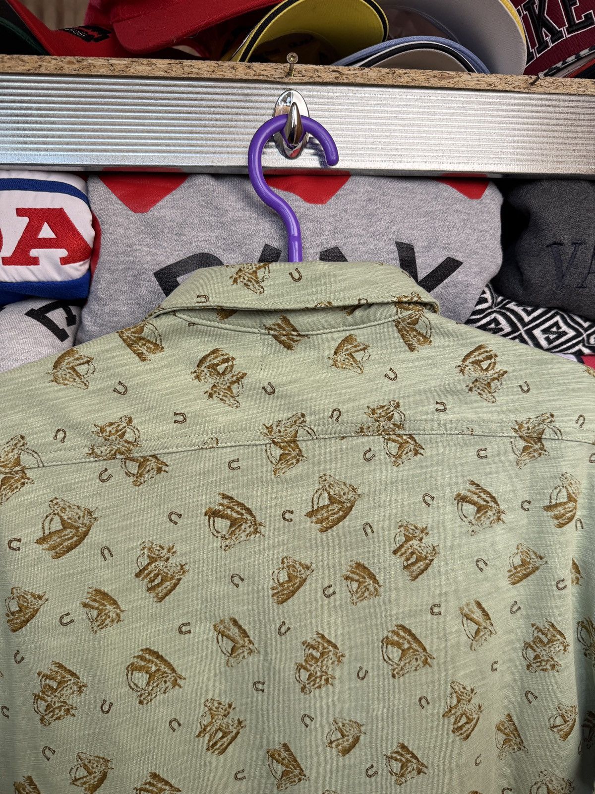RRL Ralph Lauren Rare ! RRL Double Tee Polo Ralph Lauren RL Over Print Size US L / EU 52-54 / 3 - 4 Thumbnail