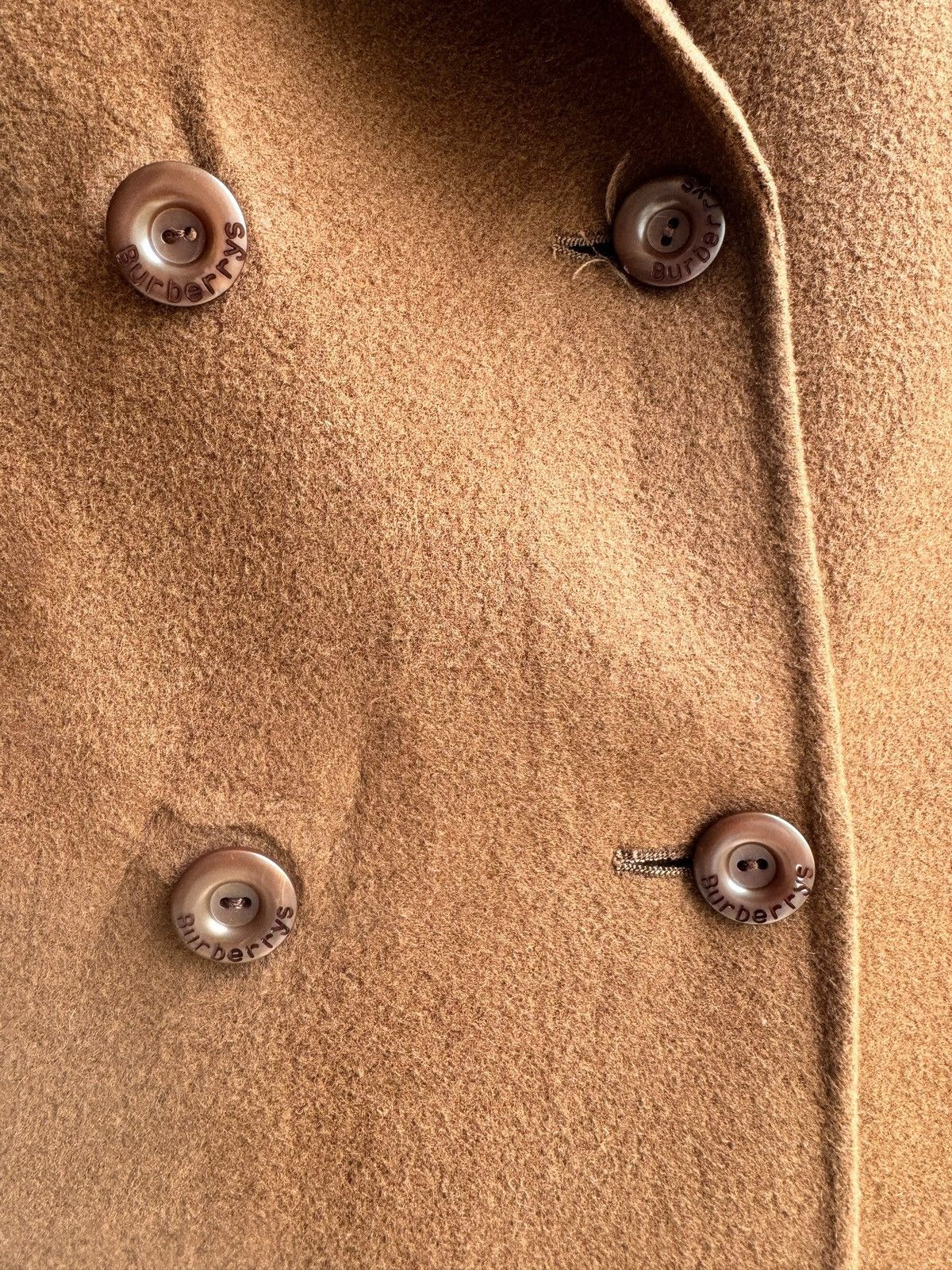 Burberry 🔥 Vintage Burberrys Wool&Cashmere 9AB2 Long Coat Jacket Size M / US 6-8 / IT 42-44 - 18 Thumbnail