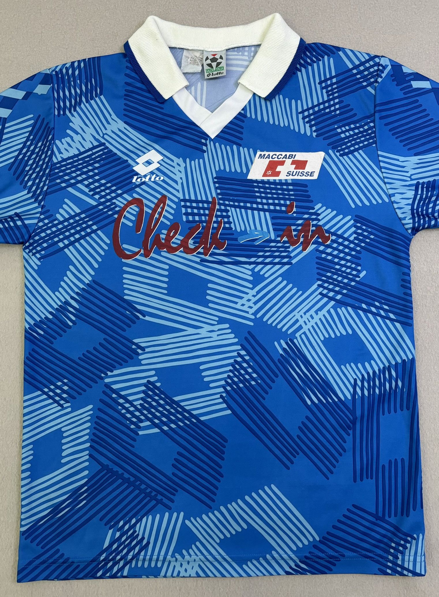 Lotto Sport × Vintage Maccabi Suisse #14 Lotto Vintage Football Jersey Size. M Size US M / EU 48-50 / 2 - 6 Thumbnail