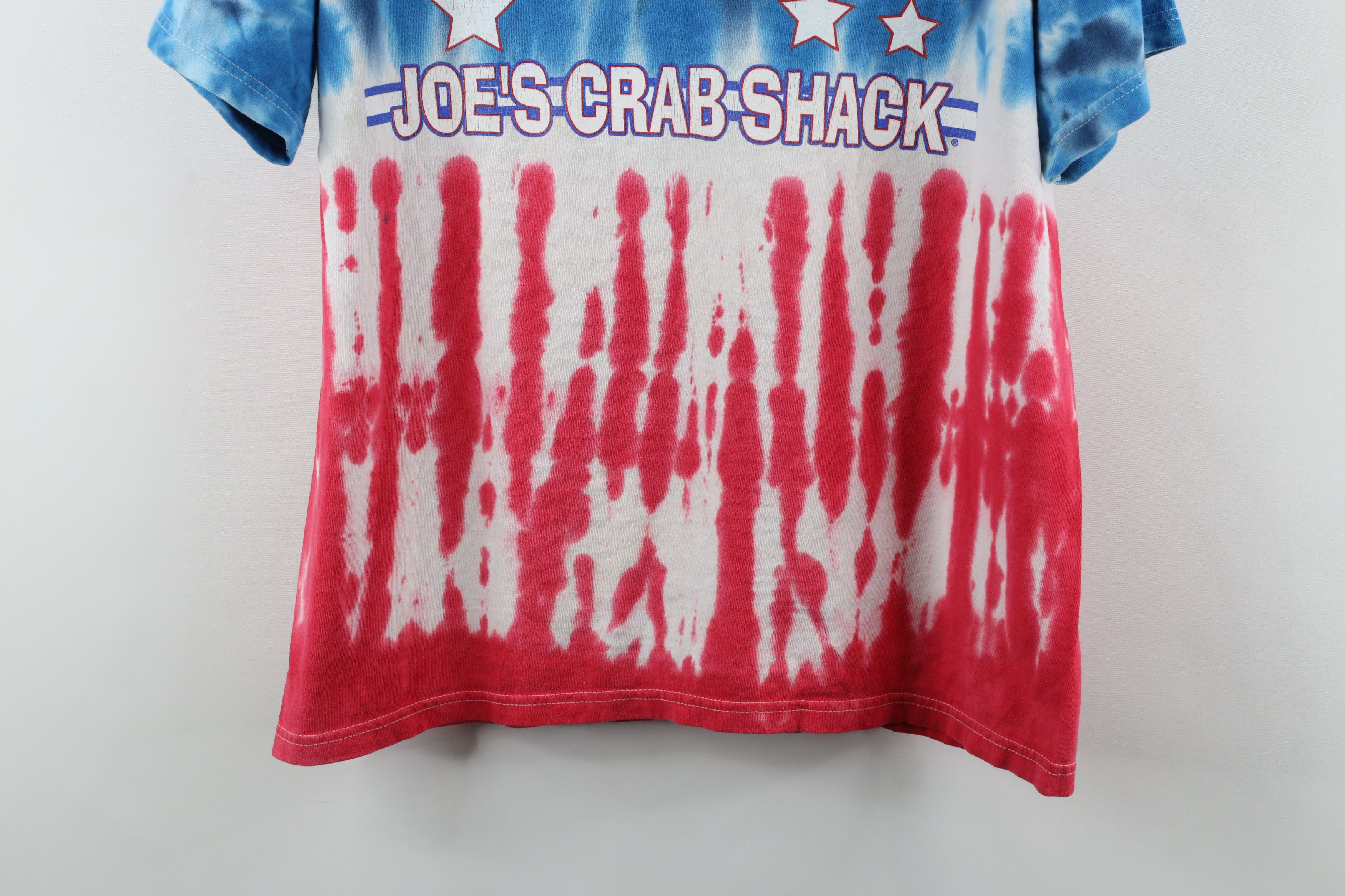 Vintage Vintage 90s Out Tie Dye Acid Wash Joes Crab Shack T-Shirt Size US M / EU 48-50 / 2 - 3 Thumbnail