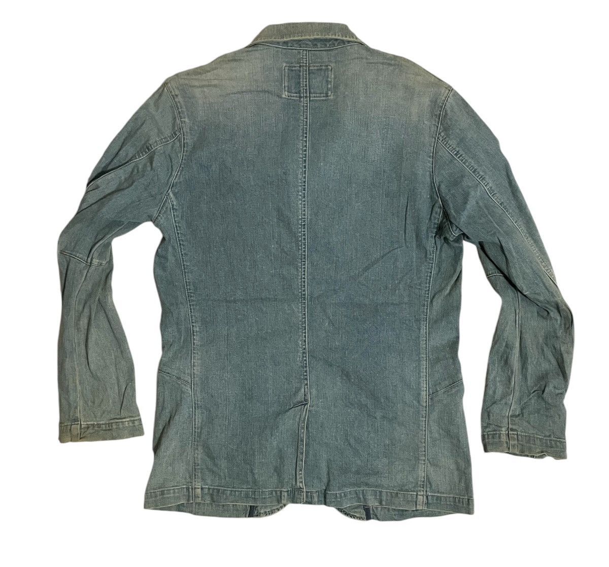 Marithe + Francois Girbaud Marithe Francois Girbaud Denim Jacket Italian Designer Size US M / EU 48-50 / 2 - 2 Thumbnail