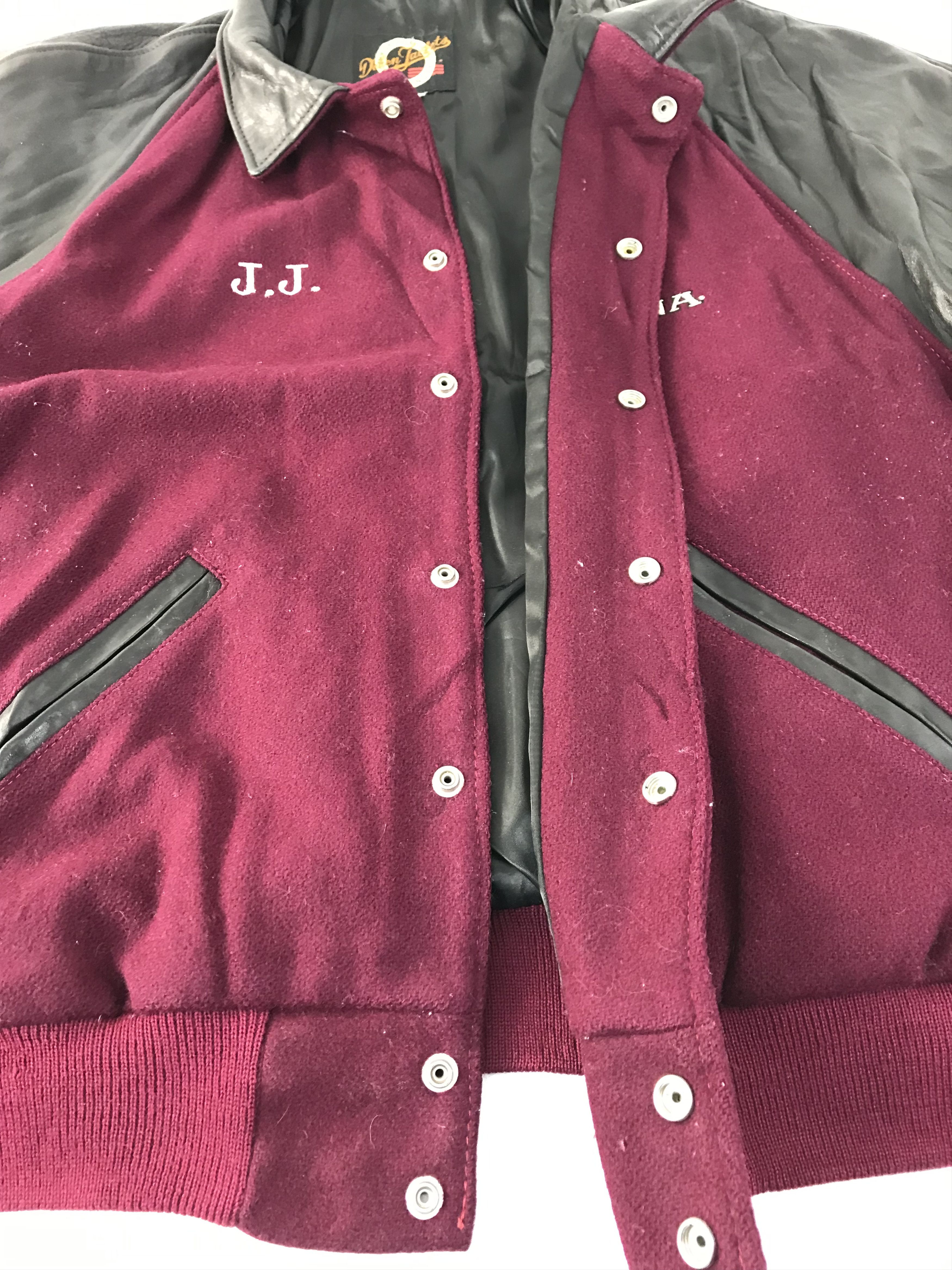 Genuine Leather Vintage Dehen Indianna Virgin Wool + Cowhide Leather Sleeve Size US M / EU 48-50 / 2 - 3 Thumbnail