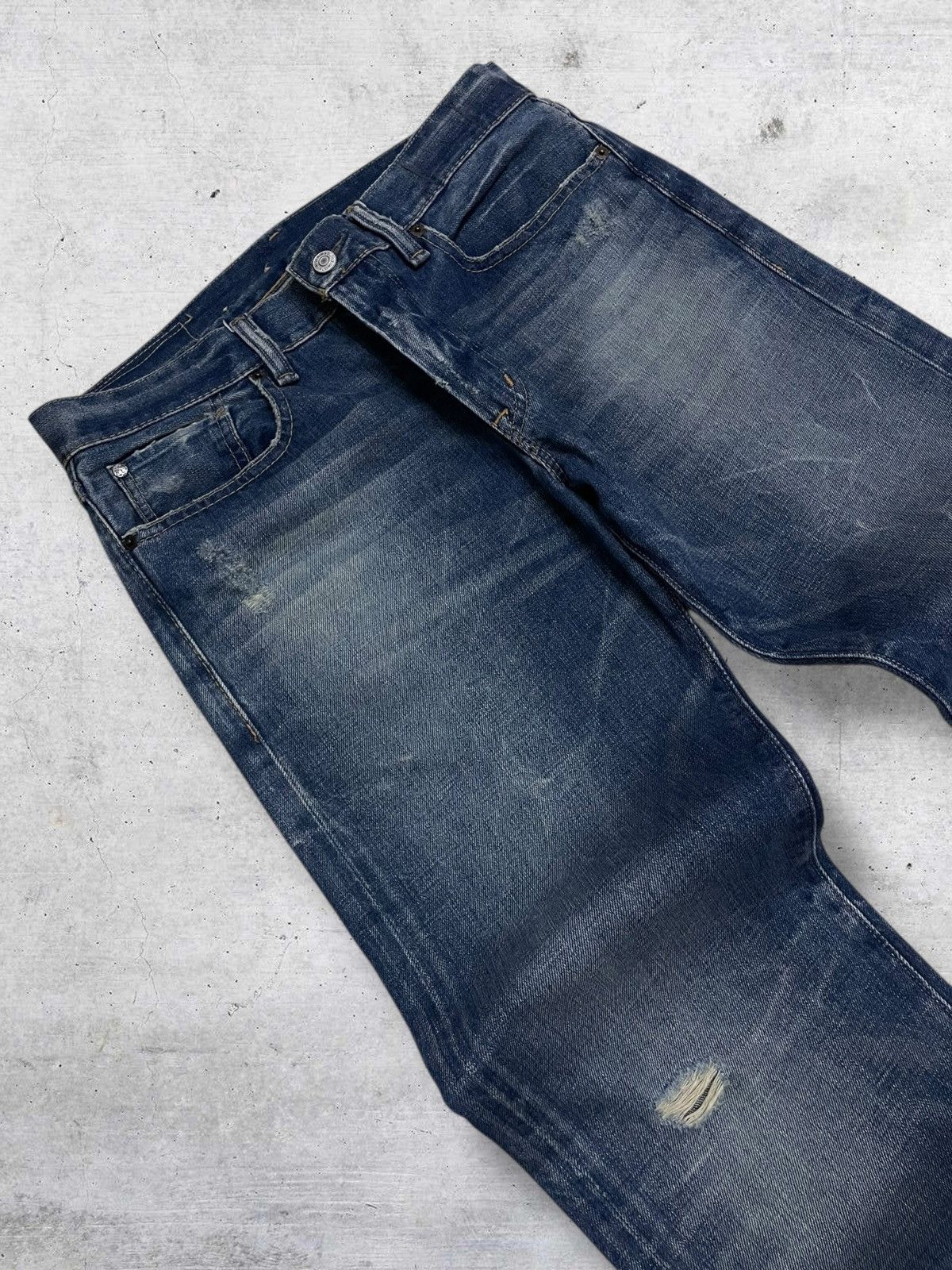 Polo Ralph Lauren VINTAGE RALPH LAURENT OG CLASSIC DISTRESSED REGULAR DENIM Size US 32 / EU 48 - 7 Thumbnail