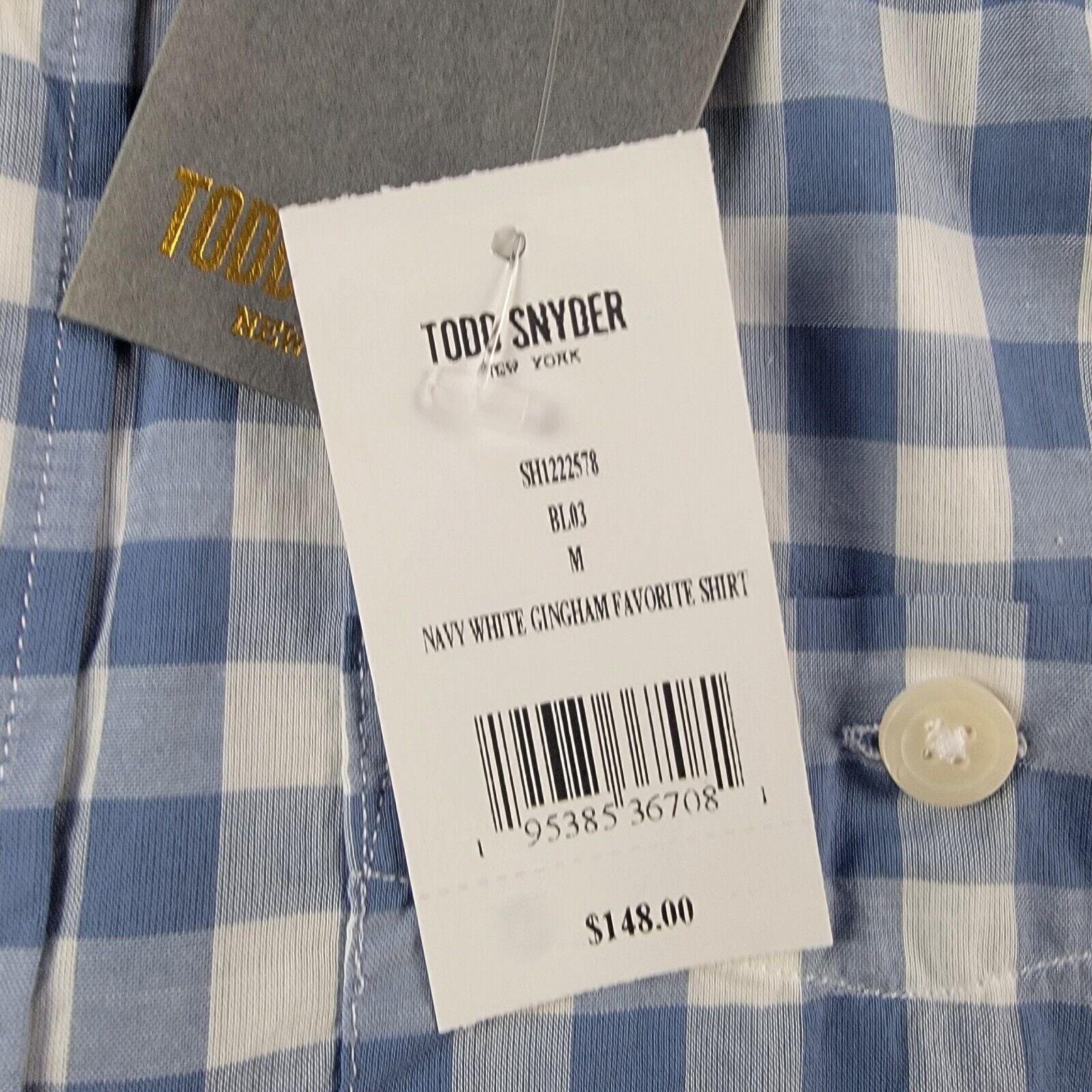 Todd Snyder Todd Snyder Gingham Favorite Oxford Button Down Shirt Size US M / EU 48-50 / 2 - 11 Thumbnail
