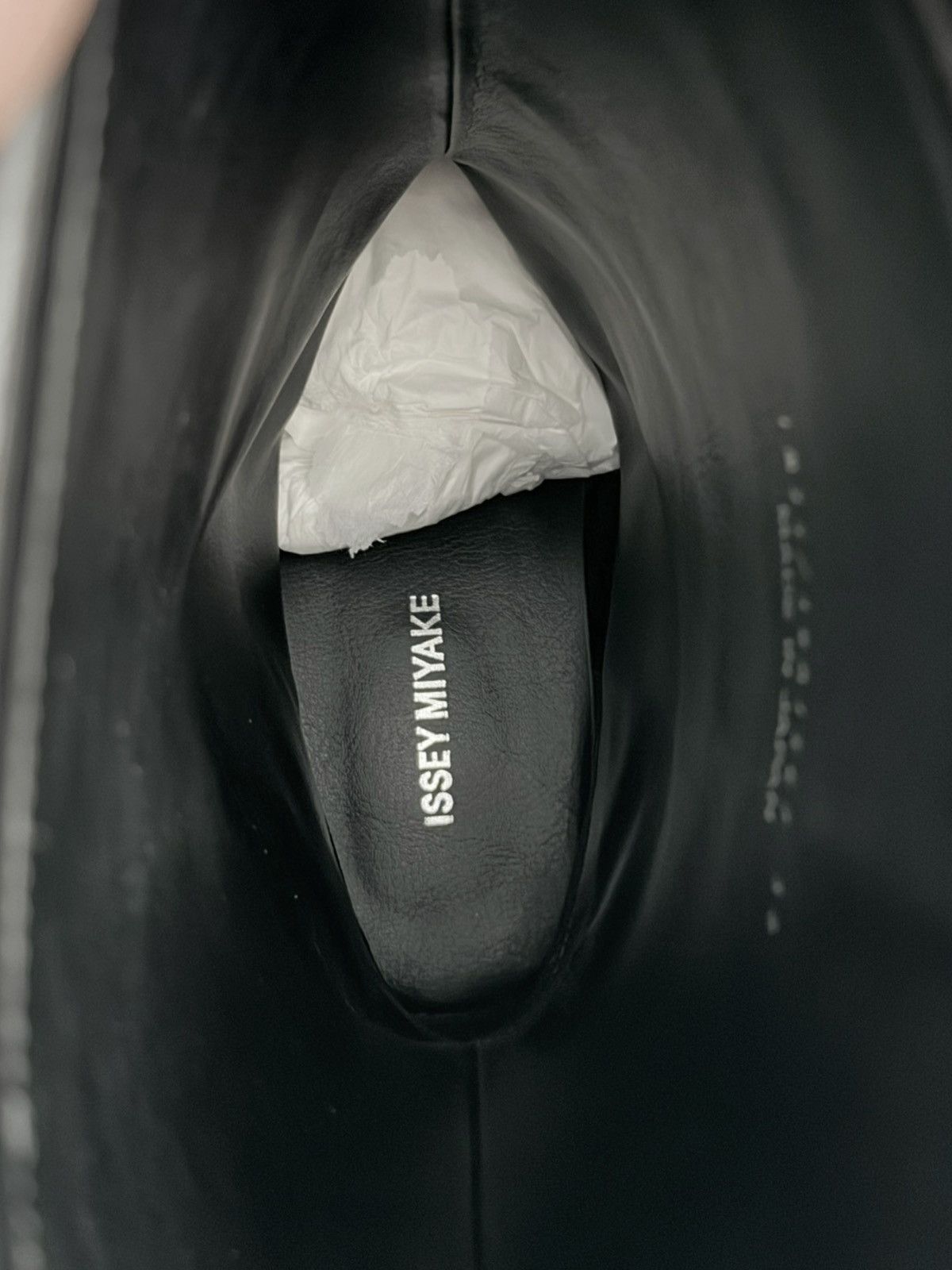 Issey Miyake $1200 Cover Leather Heel Boots Size US 8 / IT 38 - 11 Thumbnail