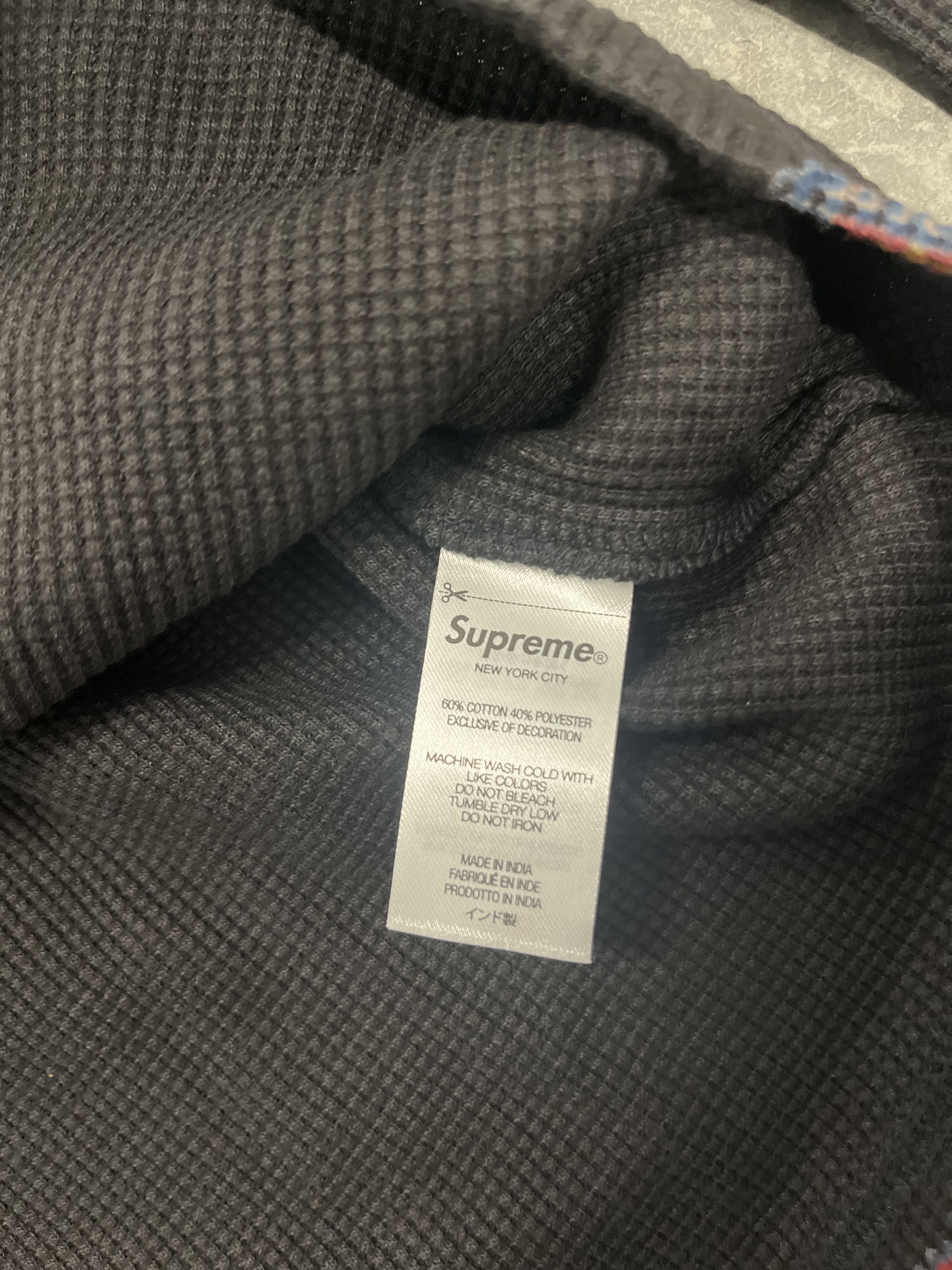 Dickies × Supreme Supreme x Dickies Thermal Black Sz S Size US S / EU 44-46 / 1 - 5 Thumbnail