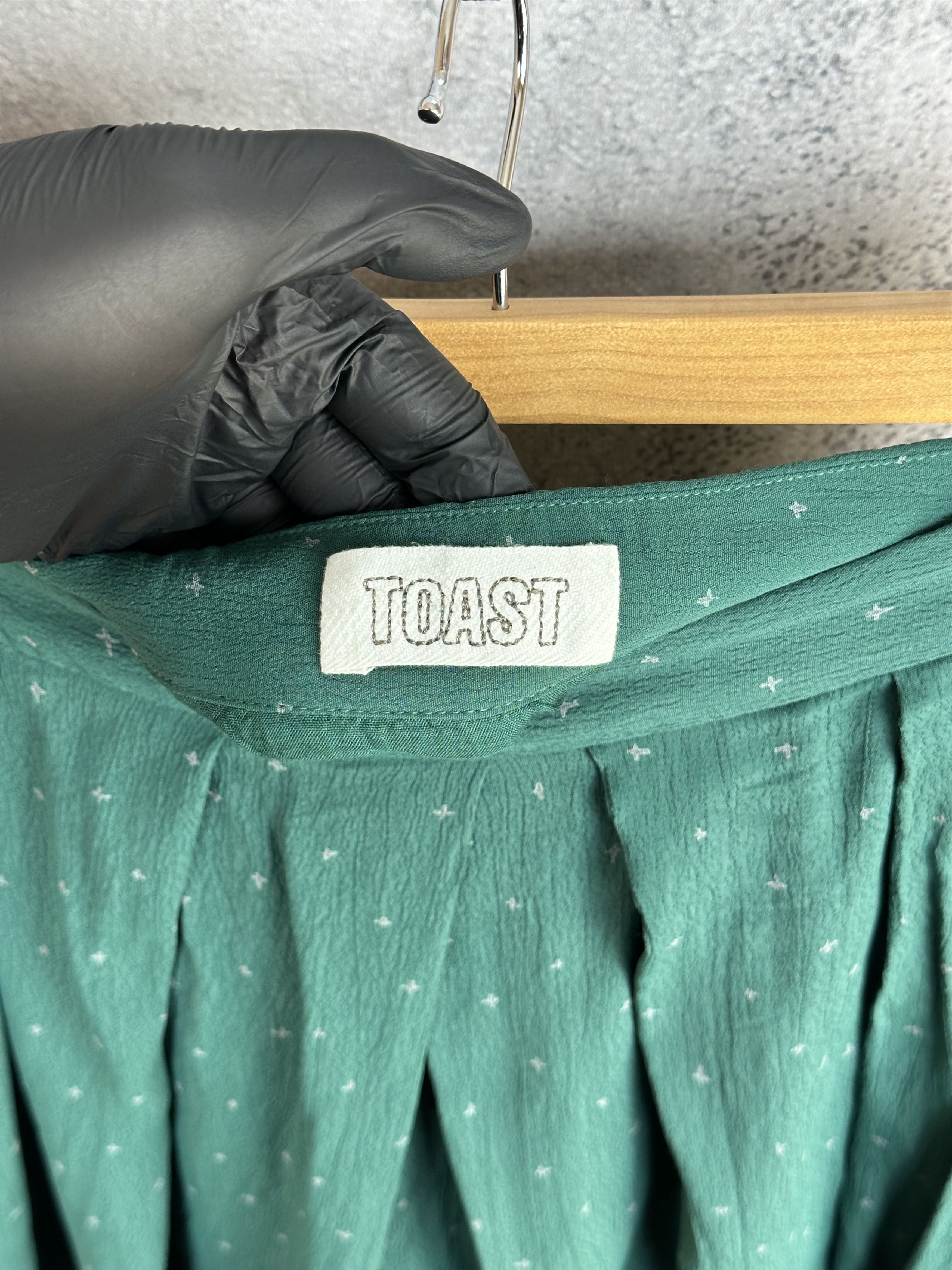 Other TOAST Boho Midi Skirt Pleated Lightweight Viscose Lined Zip Size 27" / US 4 / IT 40 - 12 Thumbnail
