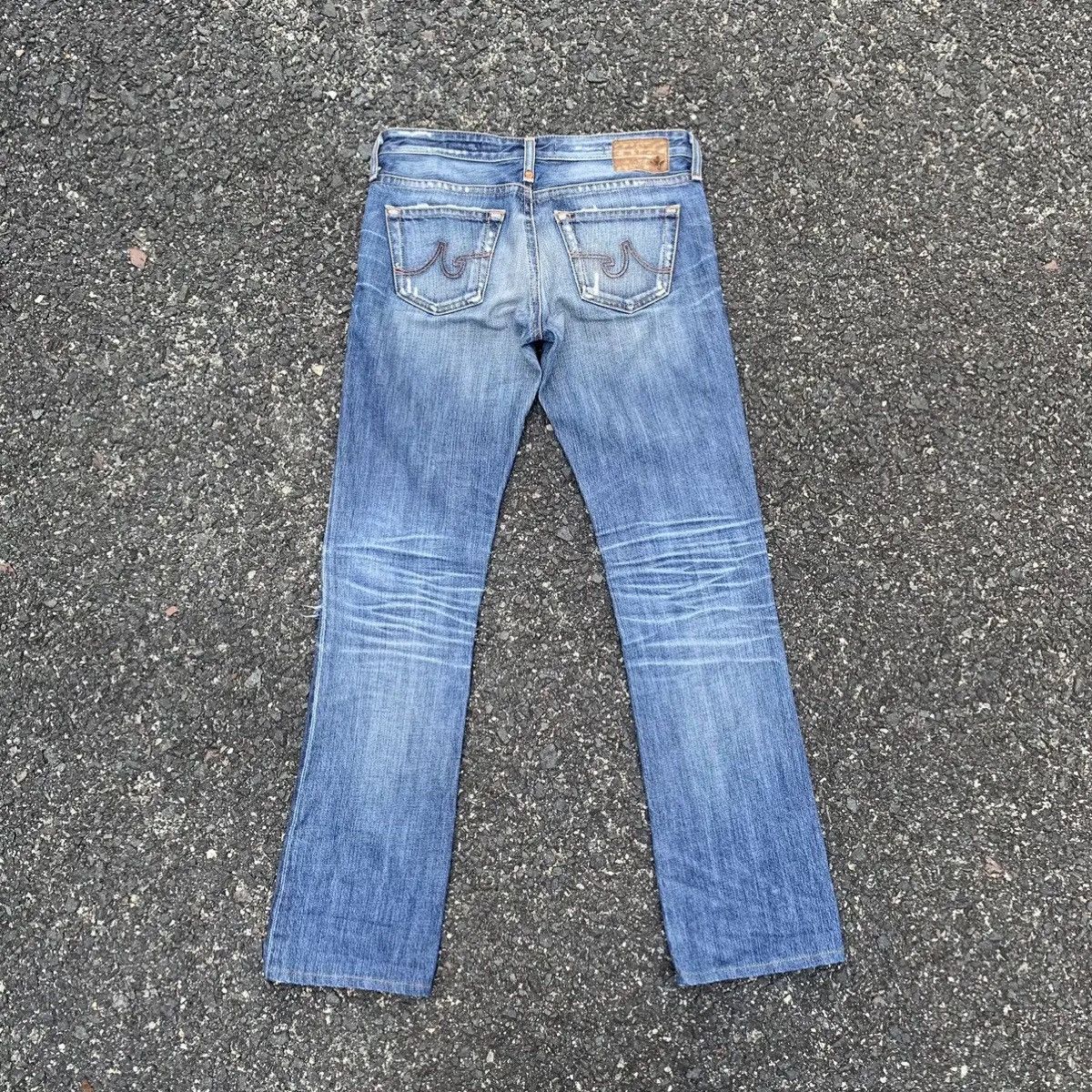 AG Adriano Goldschmied Adriano Goldschmied Jeans 29x30 Distressed Denim Faded Pants Size US 29 - 11 Thumbnail